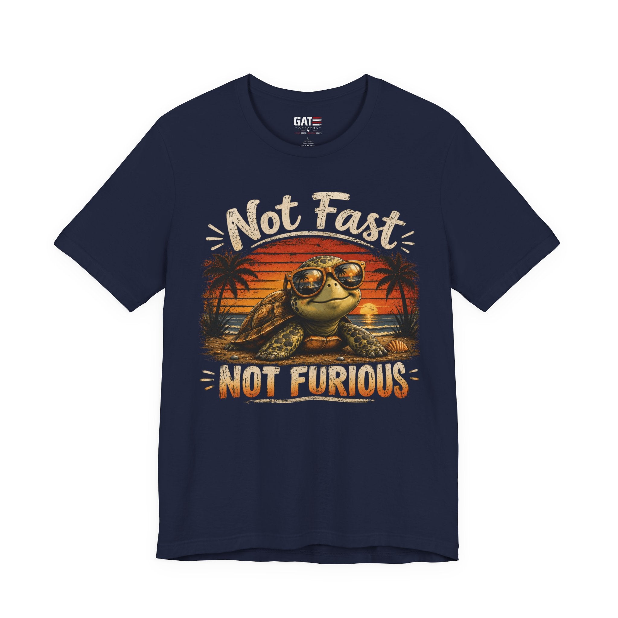 T-Shirt — “Not Fast Not Furious” Turtle Beach Tee