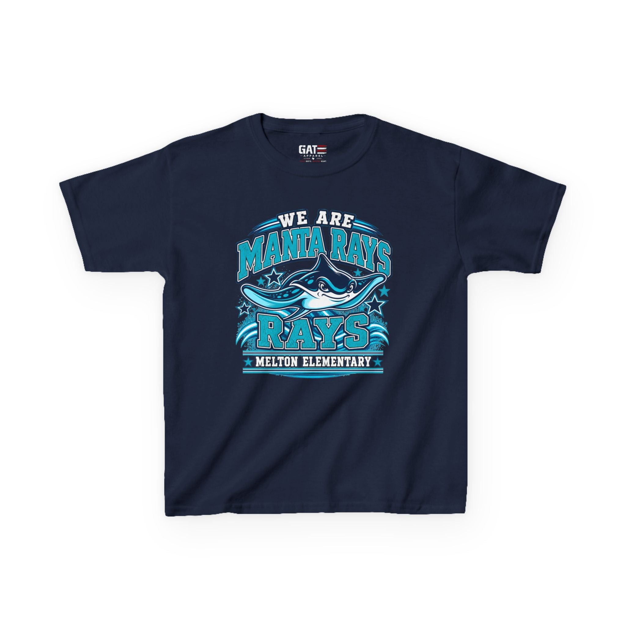 Melton Kids 'We Are Manta Rays' School Spirit T‑Shirt — Melton Elementary