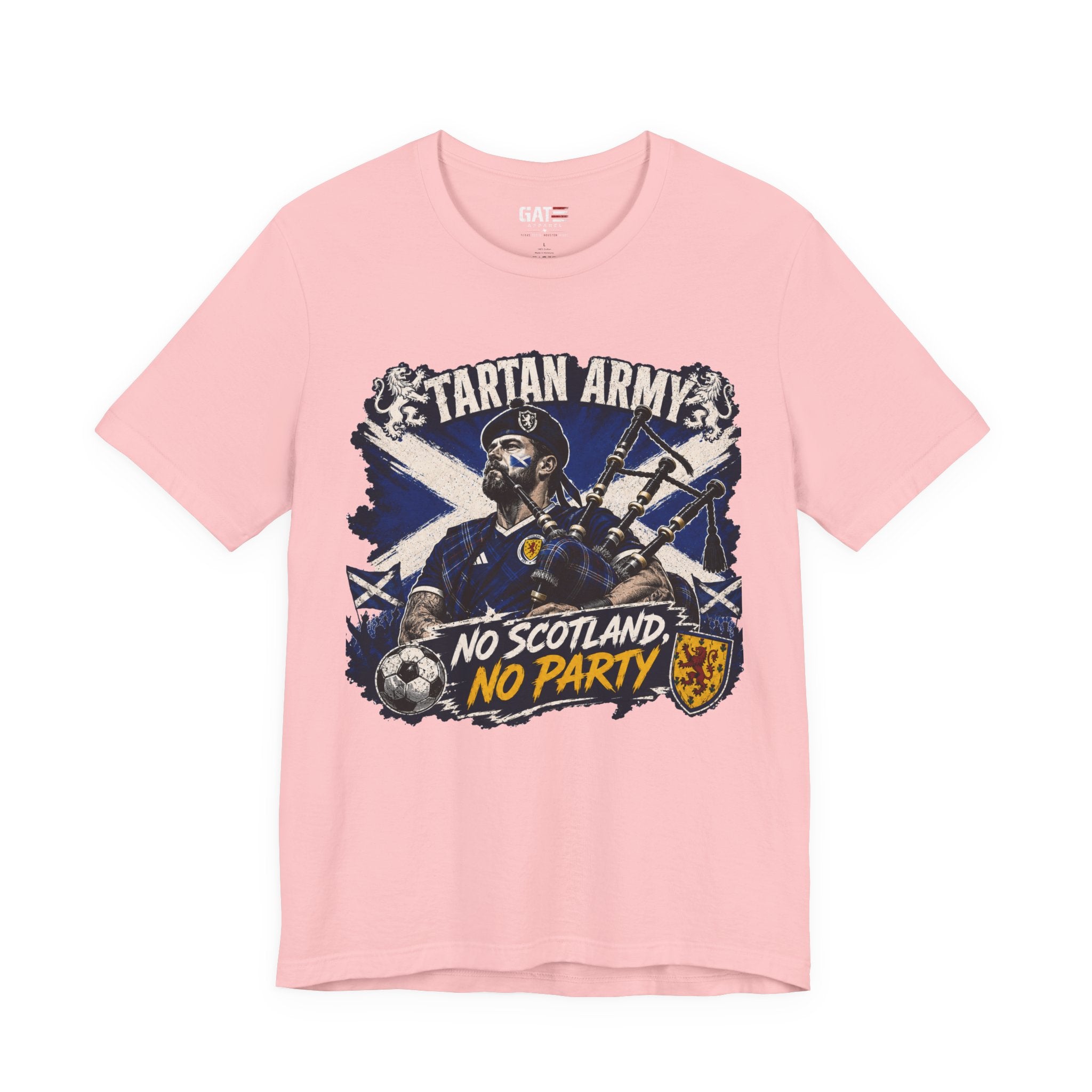 Scotland World Cup Soccer Shirt, Tartan Army Fan Tee, No Scotland No Party Shirt, Scottish Football Supporter Gift