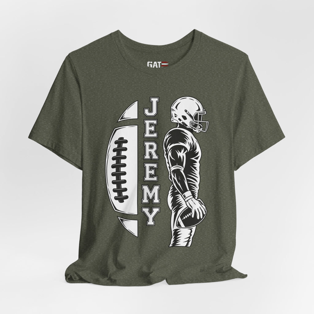Football Mom Personalized Shirt Custom Player Name Number Game Day Tee