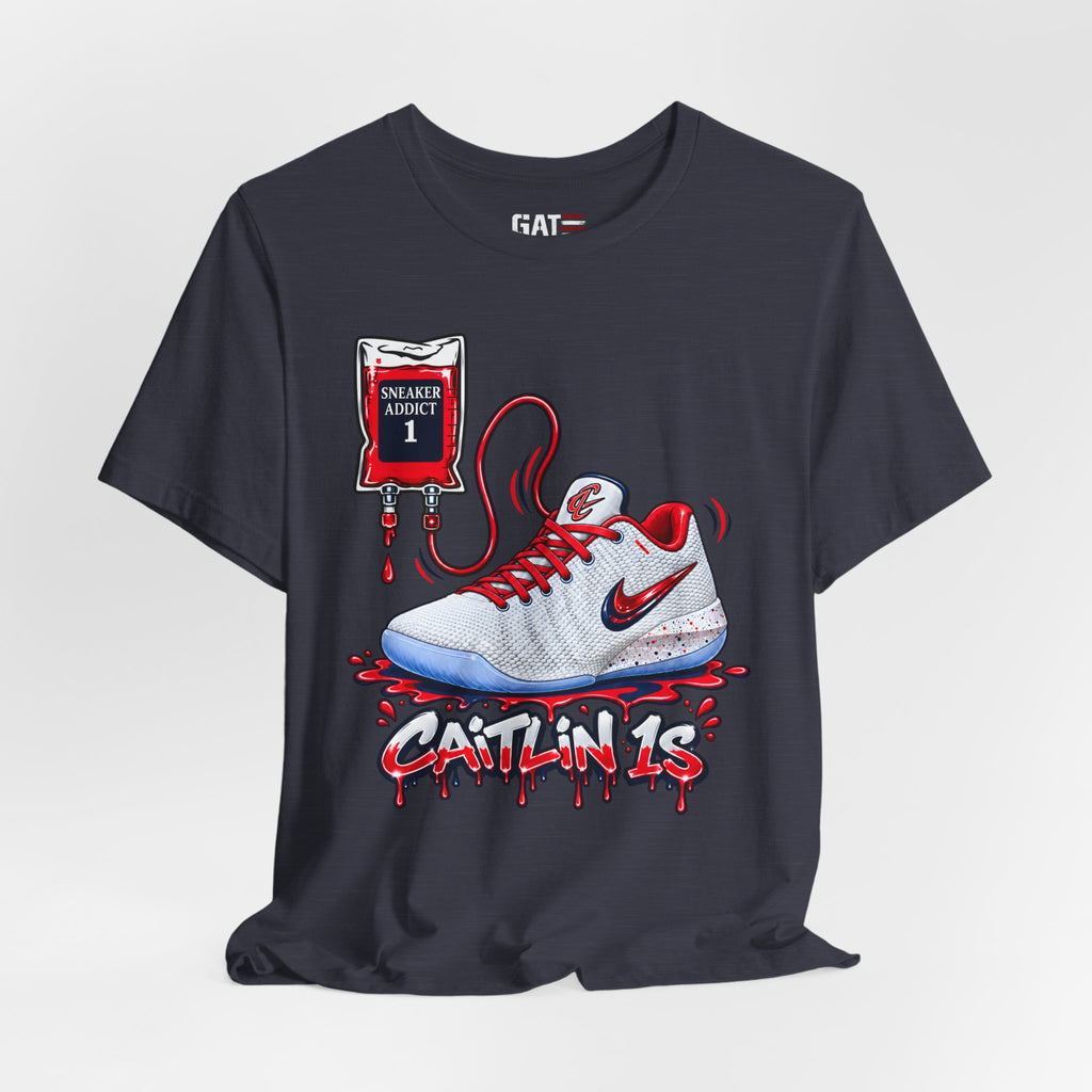 Caitlin Clark Caitlin 1s Addict Whites Sneaker Shirt