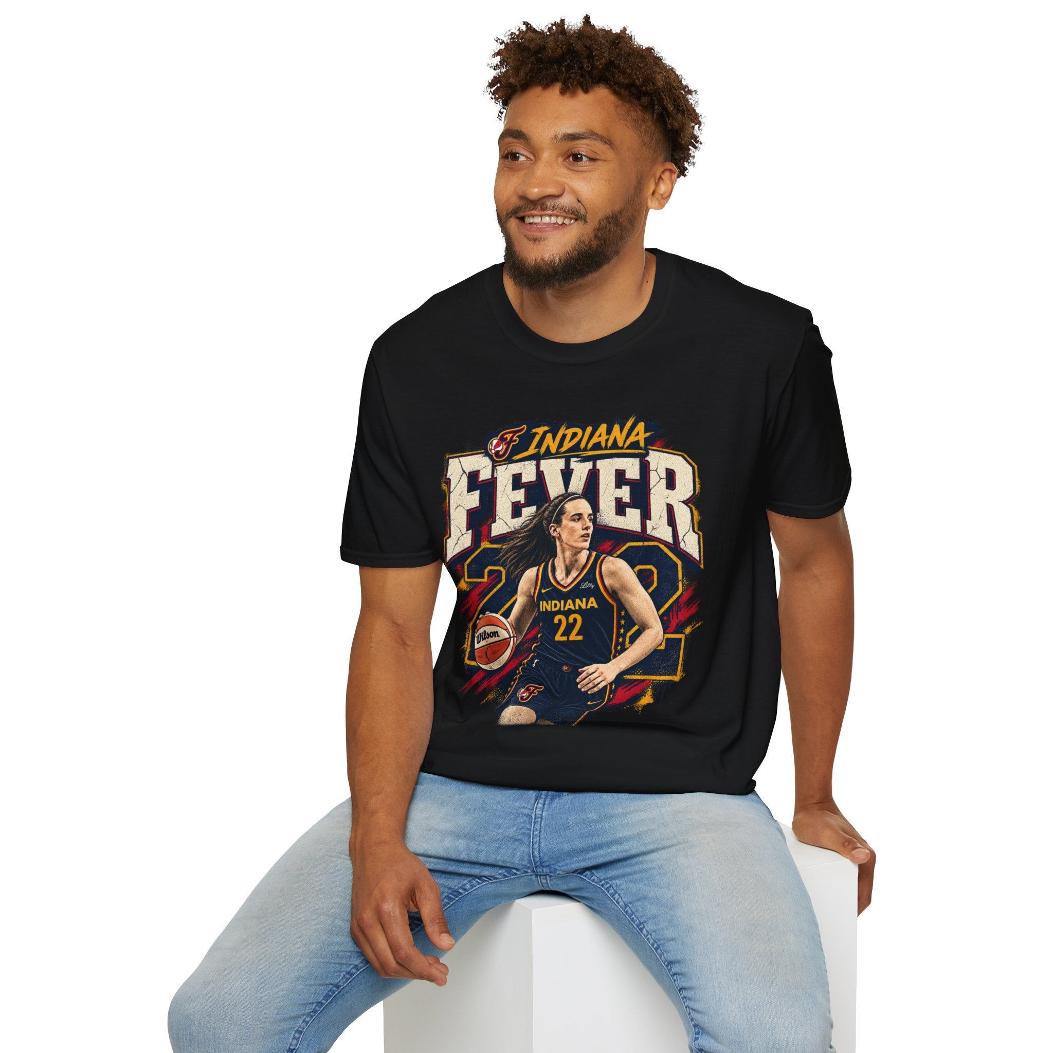 Caitlin Clark Indiana Fever WNBA Basketball Graphic T Shirt Women's Fan Tee