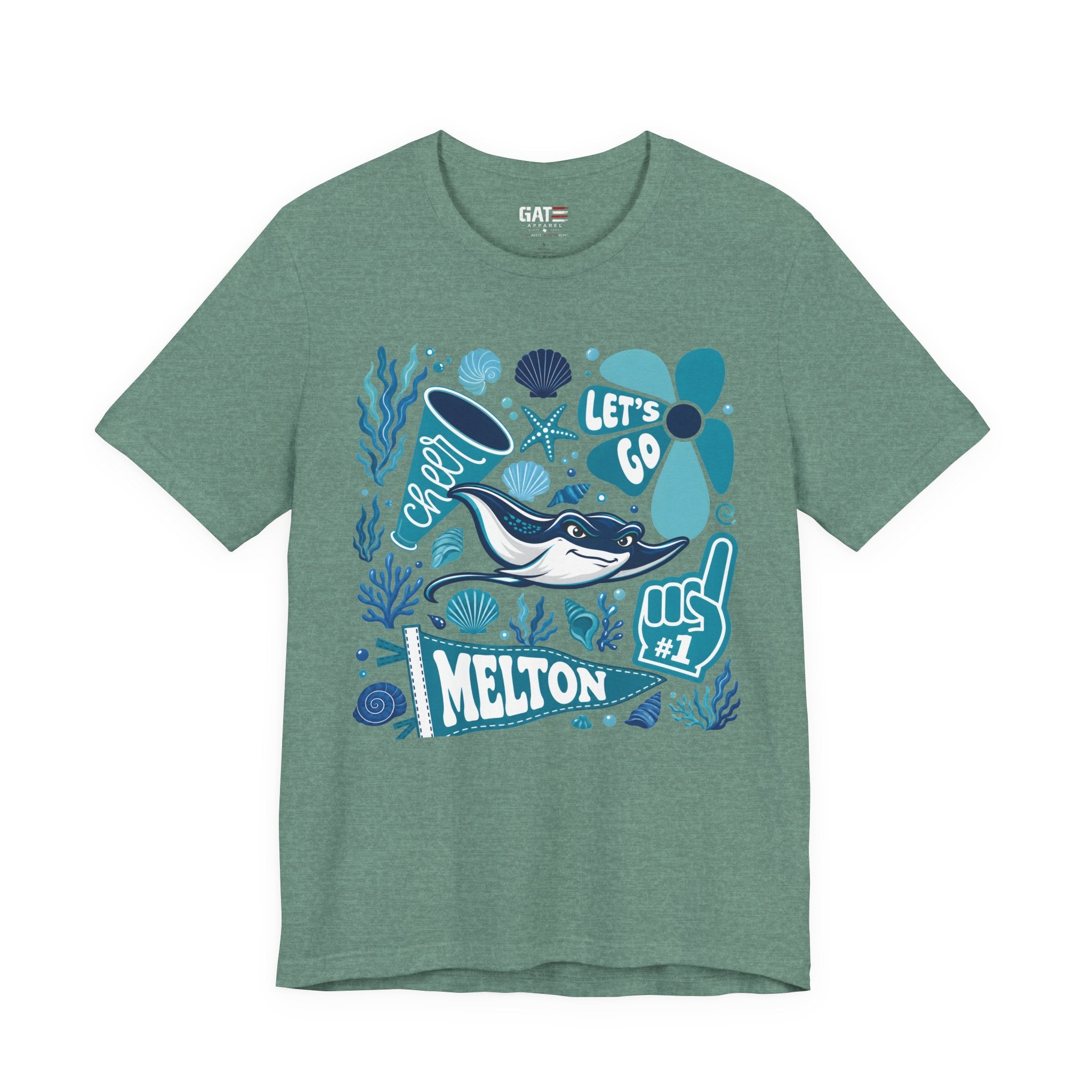 Melton Graphic Tee — 'Let's Go' Ocean Adventure T-Shirt