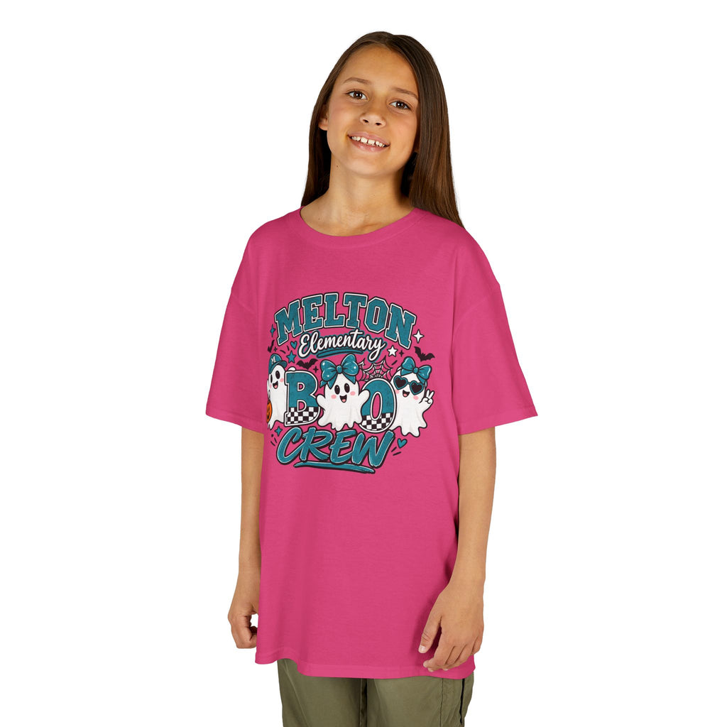 Melton Elementary Kids Boo Crew' Halloween T-Shirt