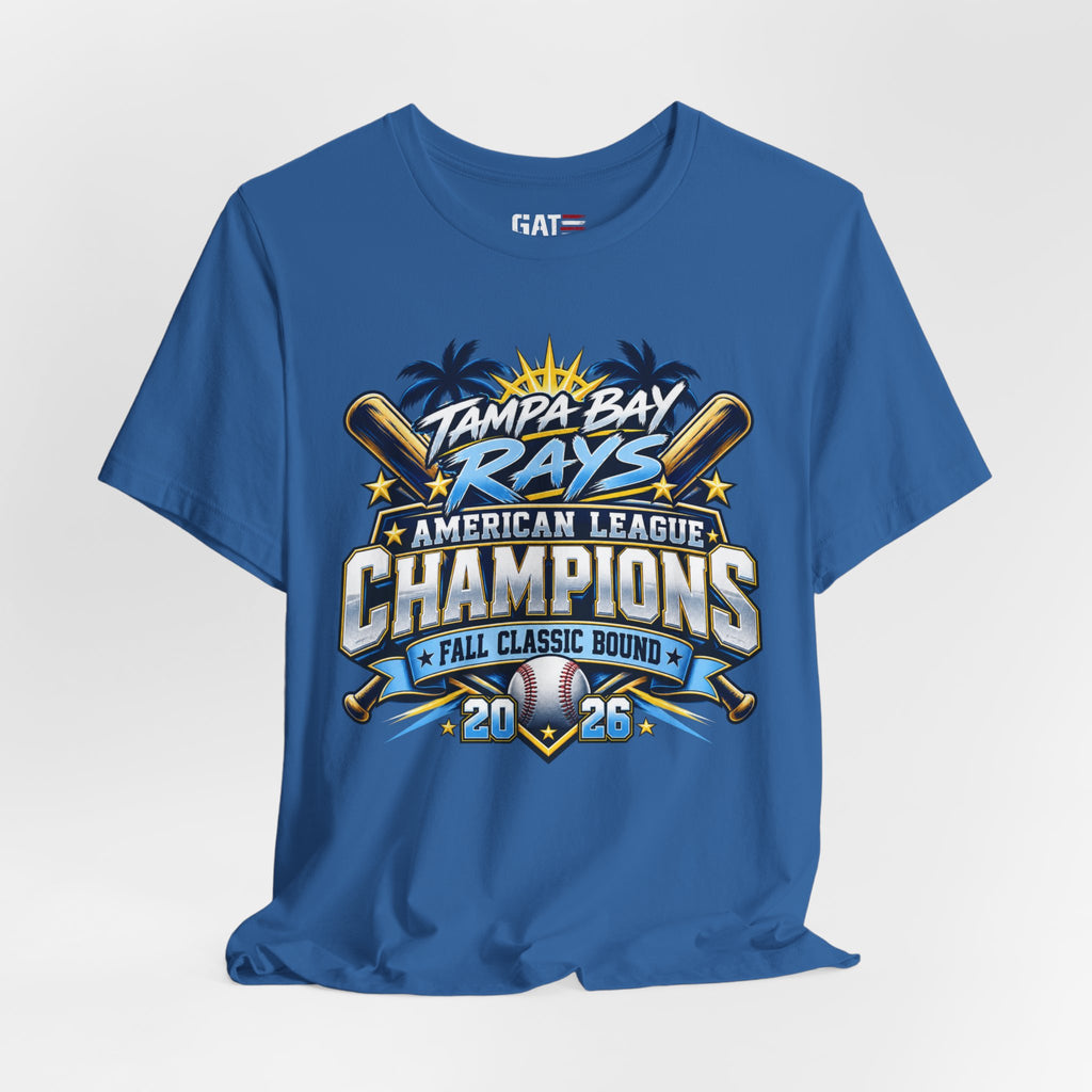 Tampa Bay Rays "American League Champions" Tee — 2026 Fall Classic Bound Baseball Shirt