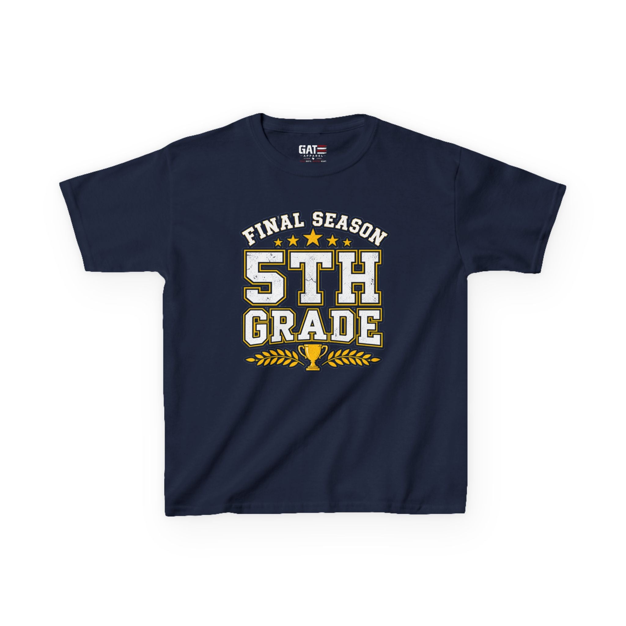 Final Season 5th Grade Kids Tee — End of Elementary School Graduation Shirt