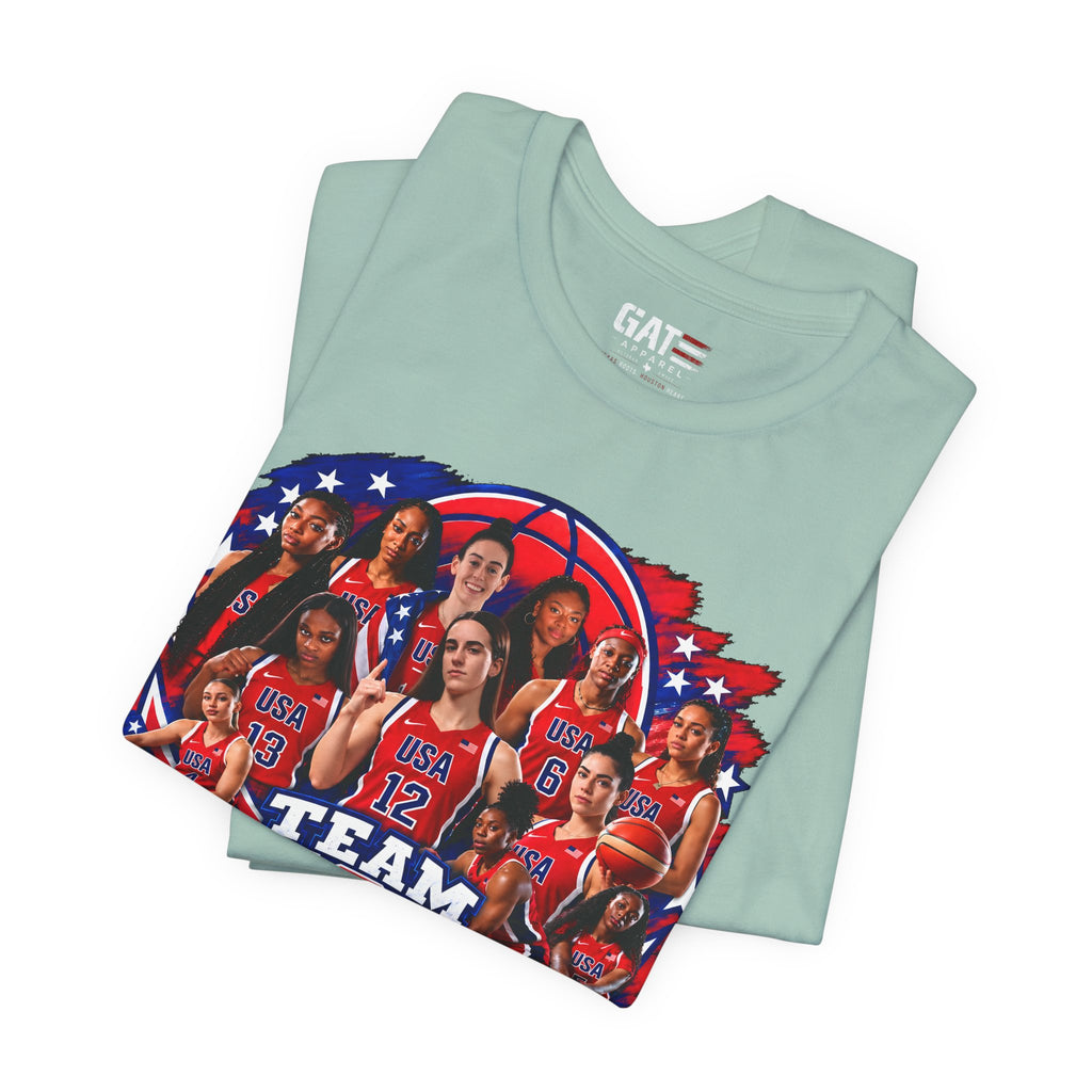 Team USA Women's Basketball Shirt | FIBA Tee 2026 Design 1