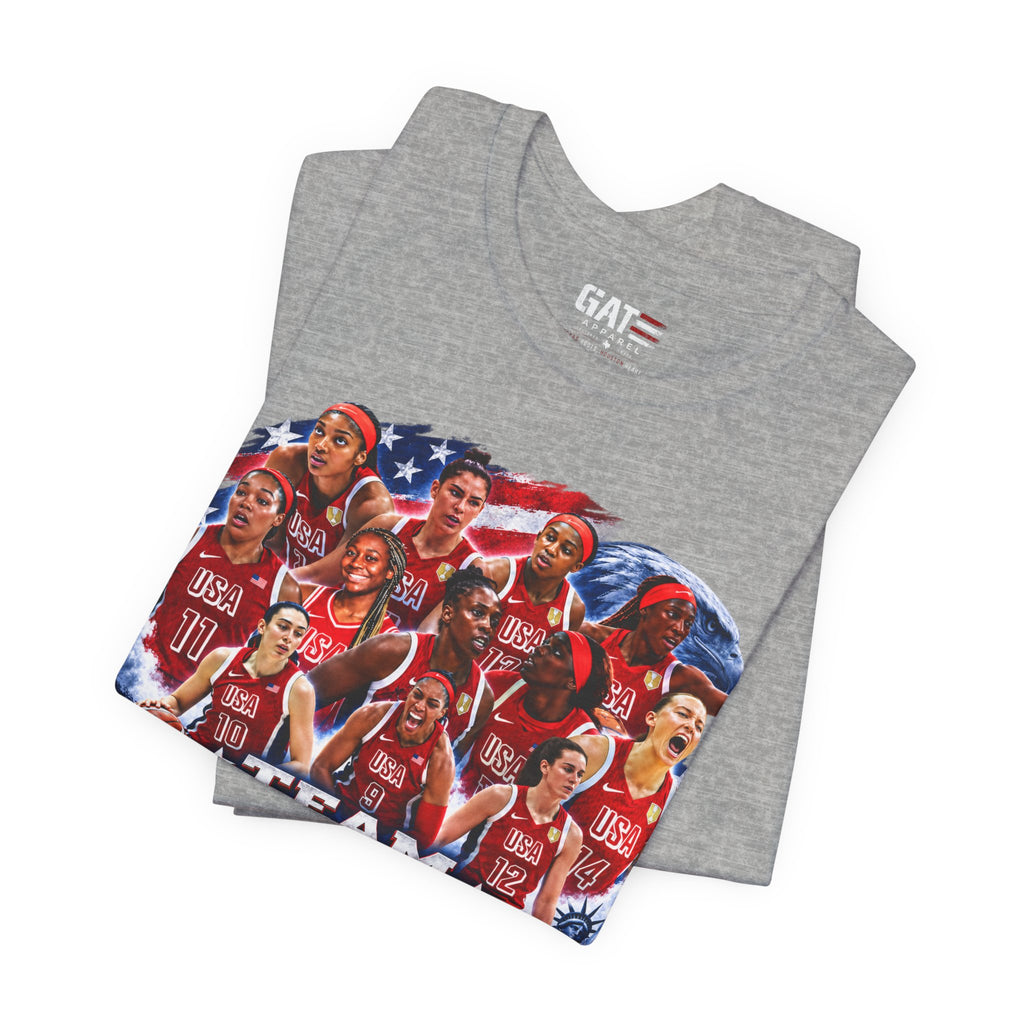 Team USA Women's Basketball Shirt | FIBA Tee 2026 Design 3