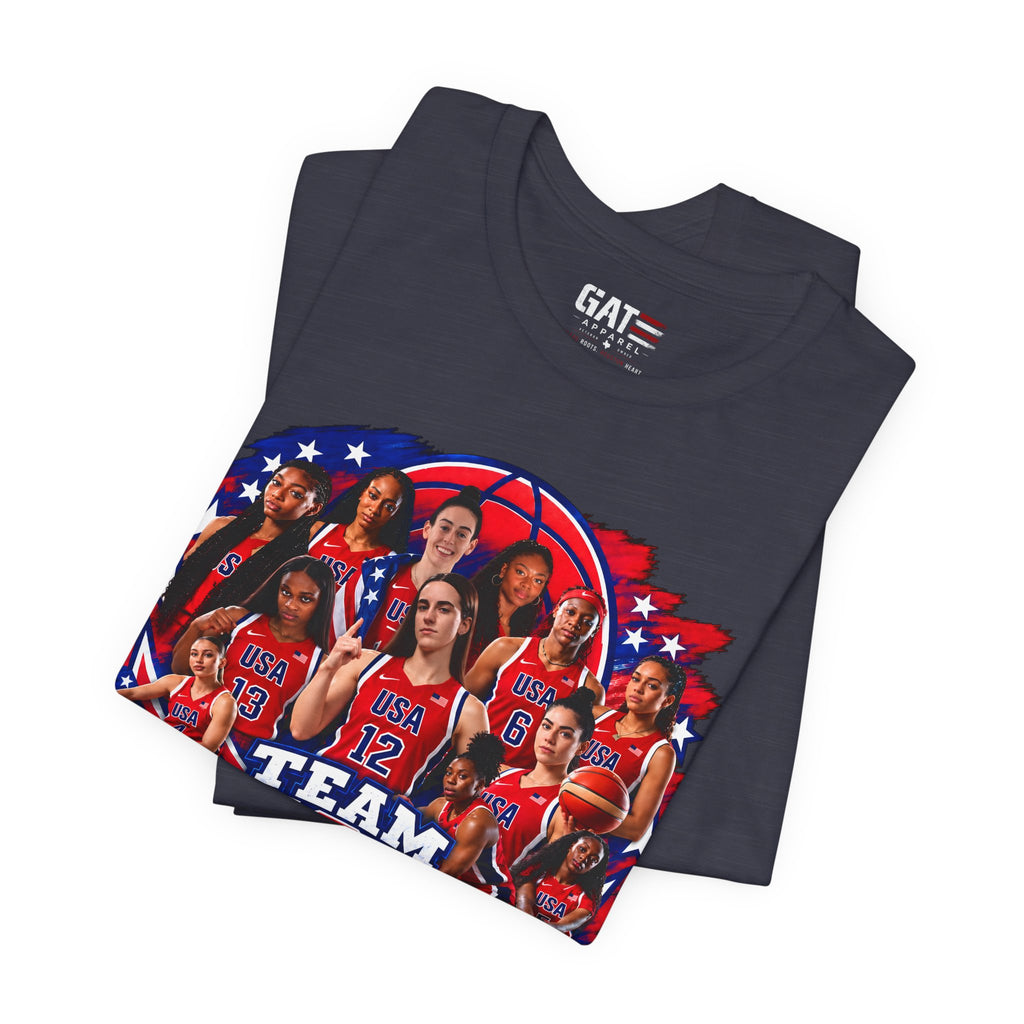 Team USA Women's Basketball Shirt | FIBA Tee 2026 Design 1