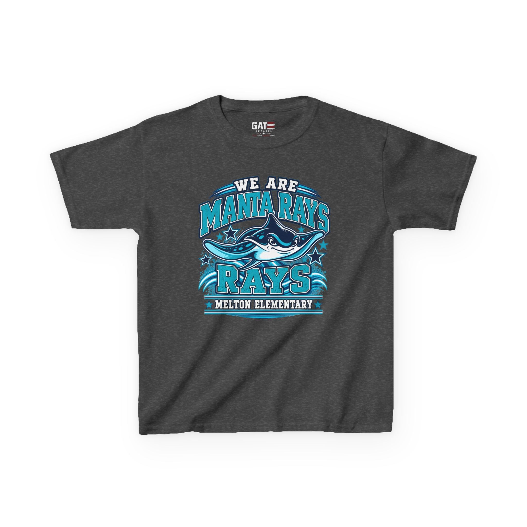 Melton Kids 'We Are Manta Rays' School Spirit T‑Shirt — Melton Elementary