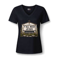 Women's V-Neck Tee - 'Y'all Need Jesus' Church Marquee Faith Shirt