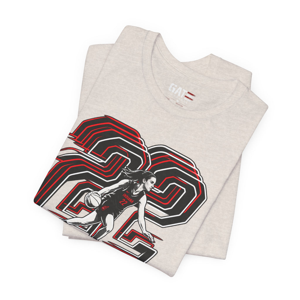 Caitlin Clark #22 Basketball Shirt | Indiana Fever WNBA Tee
