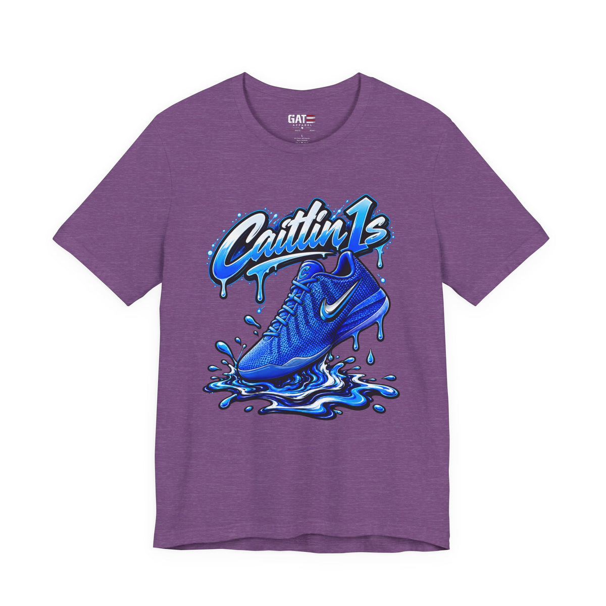 Caitlin Clark Caitlin 1s Racer Blue Drip Sneaker Shirt