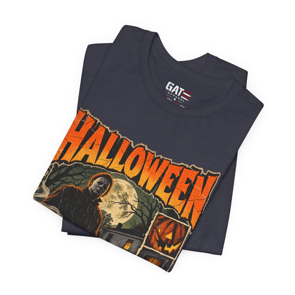 Halloween Haunted House Shirt | Grim Reaper Pumpkin Tee