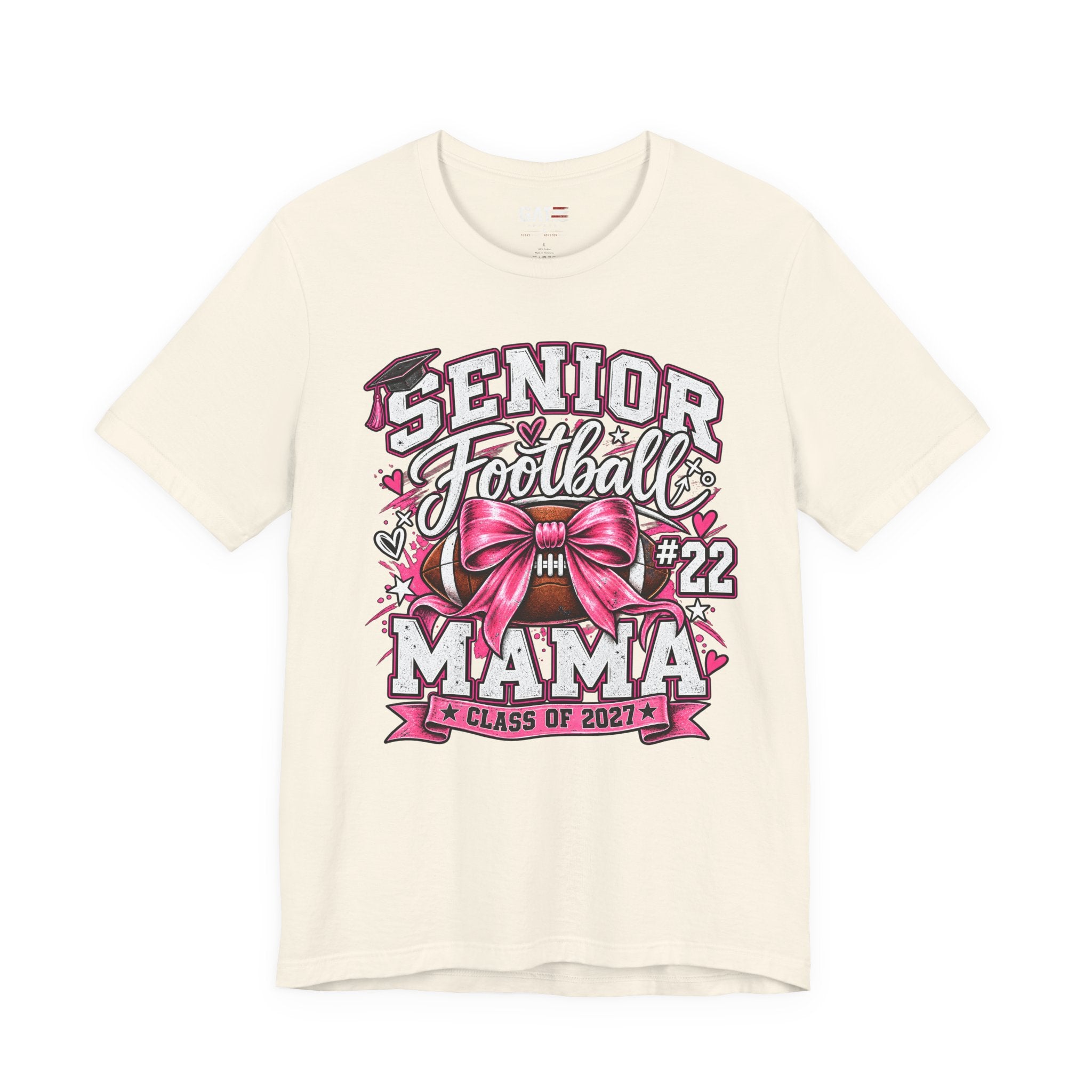 Football Mom Personalized Shirt Custom Player Name Number Helmet Game Day Tee