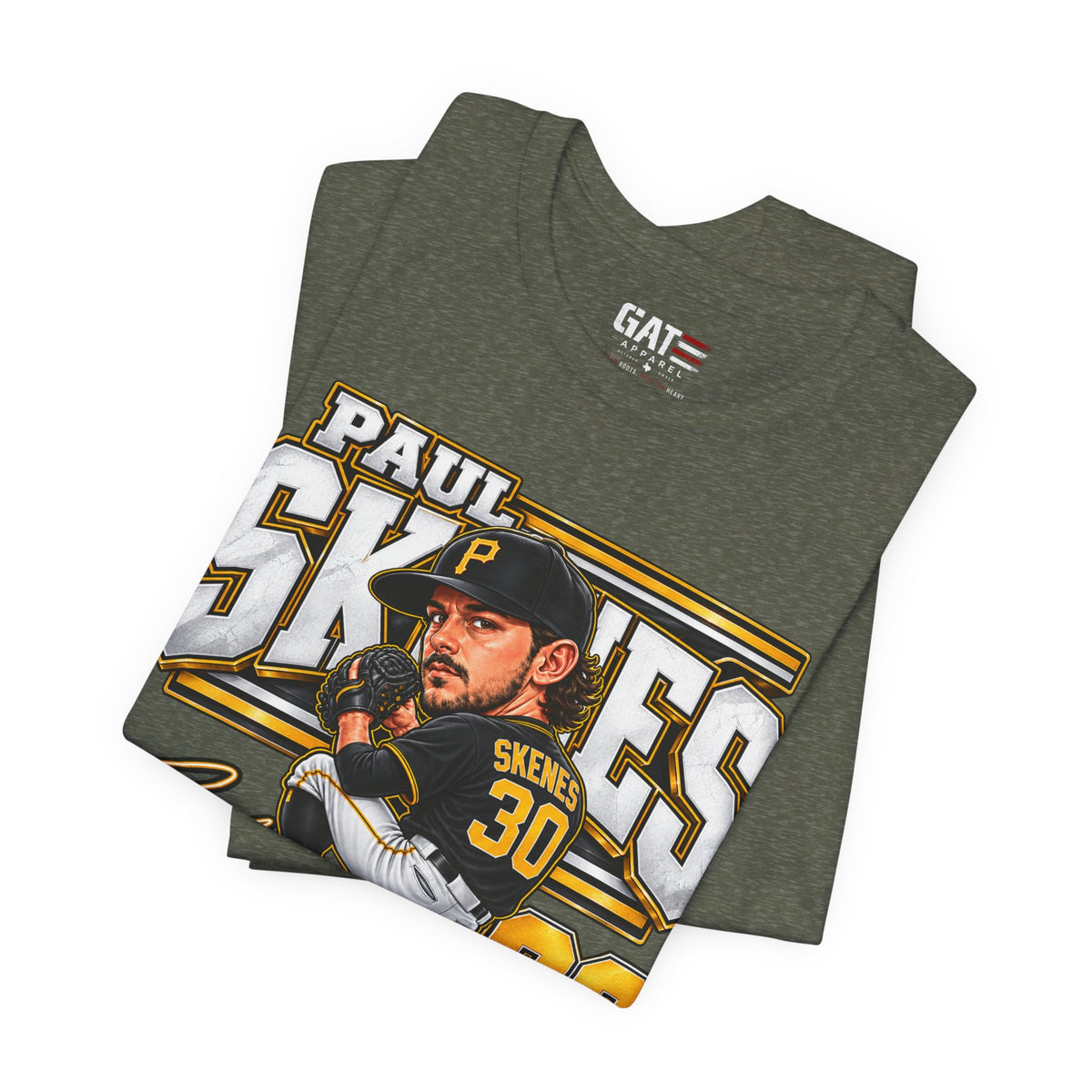 Paul Skenes Pittsburgh Pirates #1 Baseball Tee