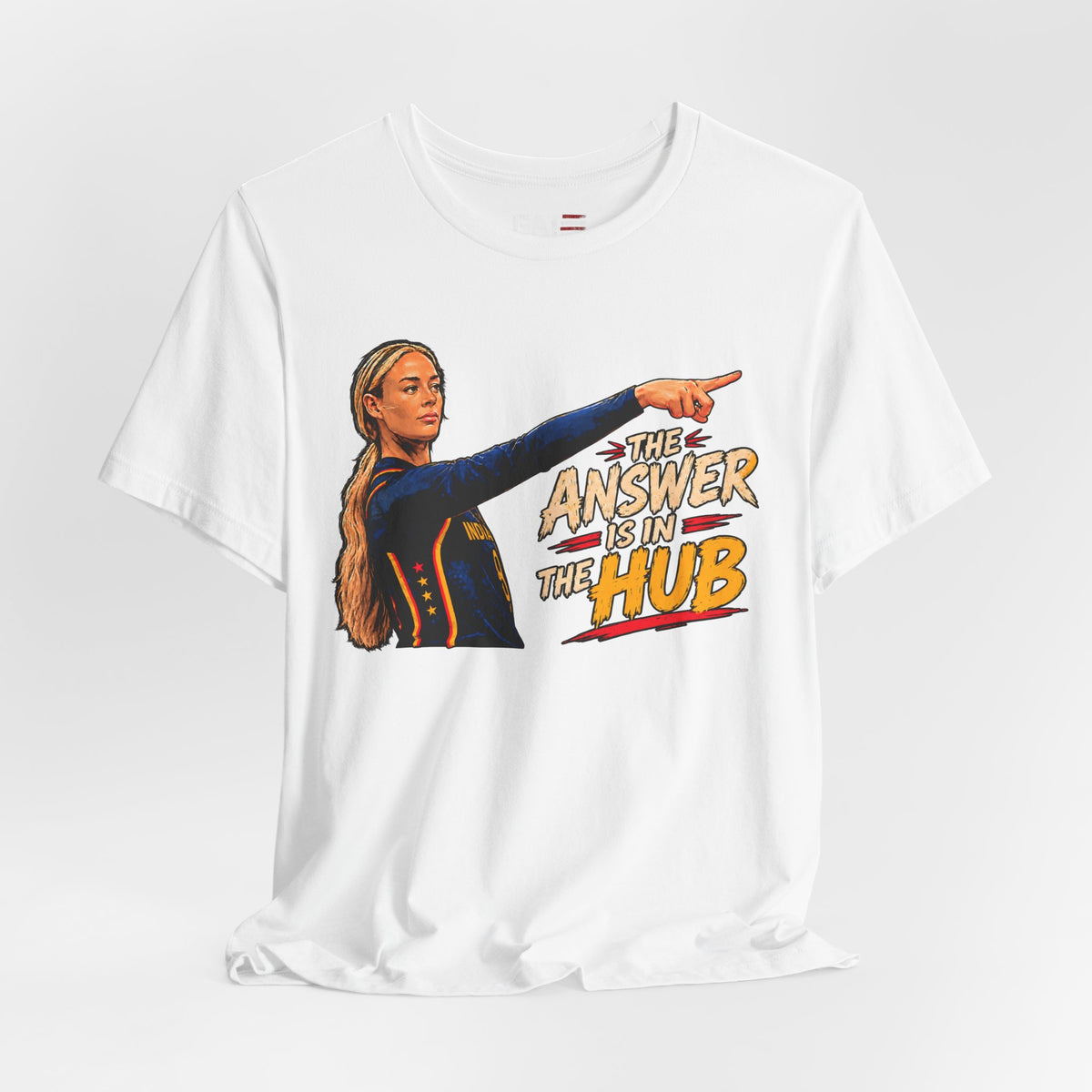 The Answer Is In The Hub Shirt | School Graphic Tee