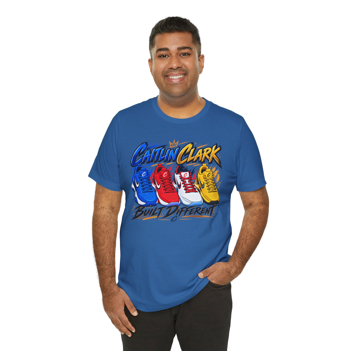 Caitlin Clark Built Different Sneaker Shirt | Indiana Fever Tee