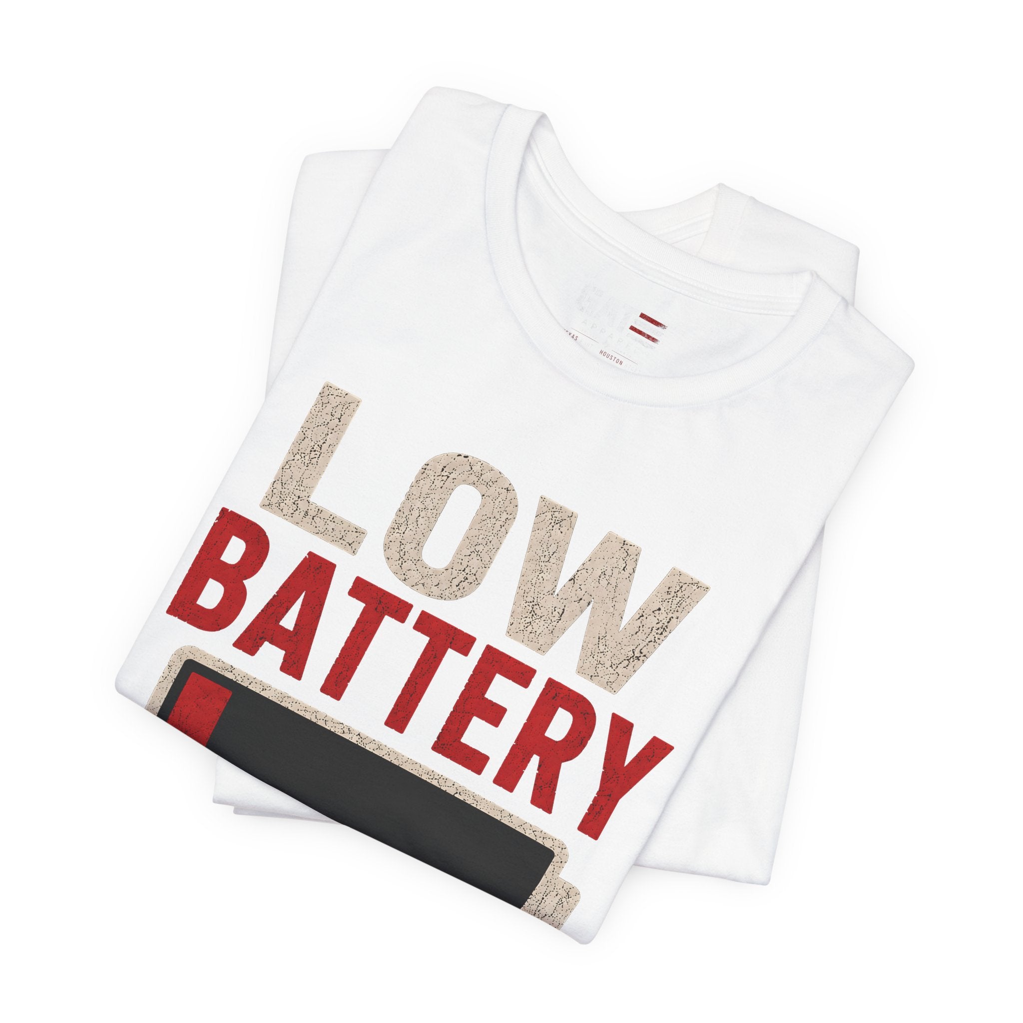 Low Battery Dad of 4 Kids Shirt, Funny Tired Dad Tee, Father of Four Gift, Parenting Humor Shirt, Exhausted Dad Graphic Tee