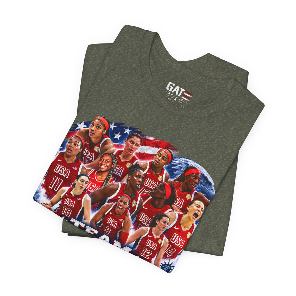 Team USA Women's Basketball Shirt | FIBA Tee 2026 Design 3