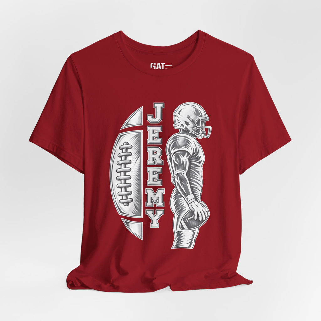 Football Mom Personalized Shirt Custom Player Name Number Game Day Tee