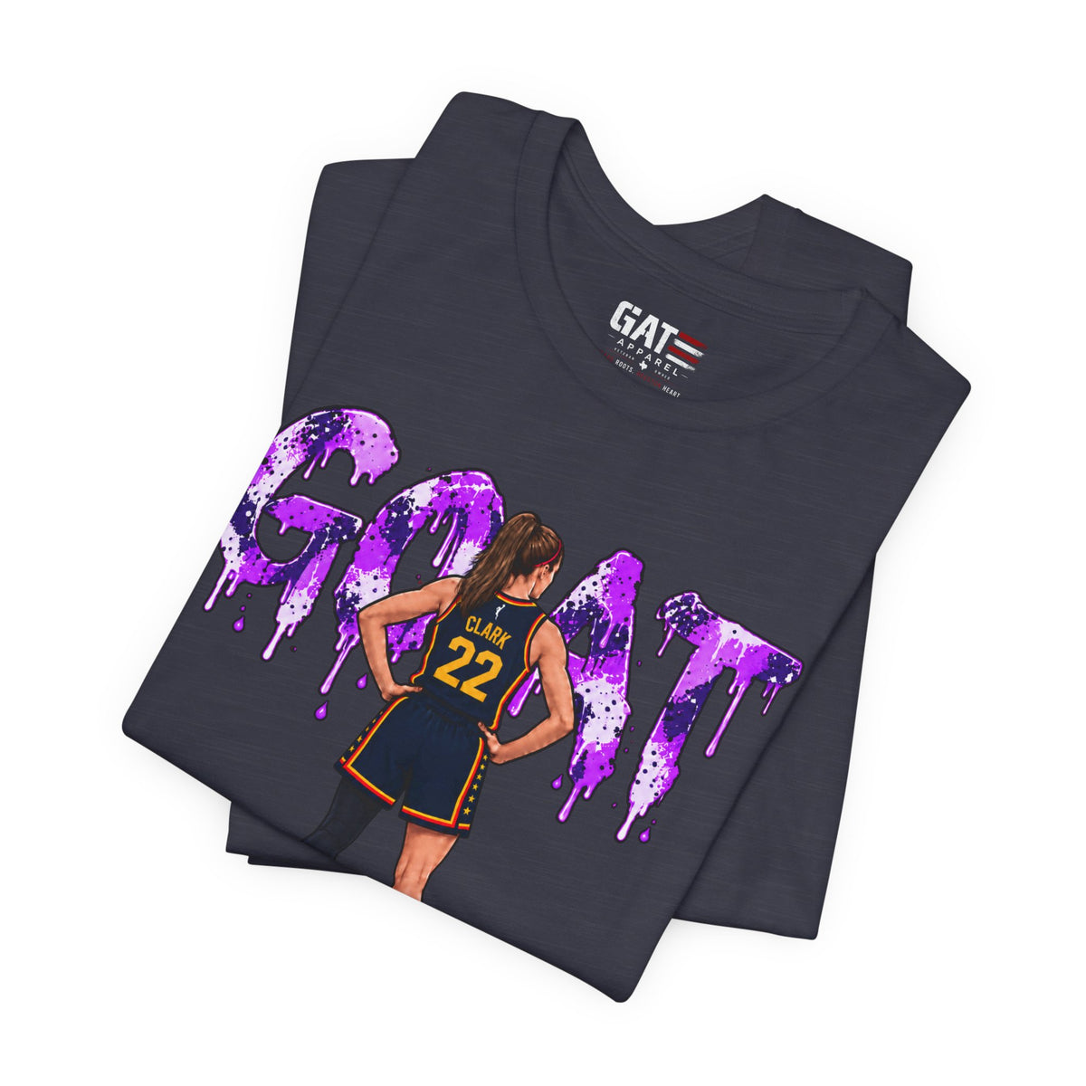Caitlin Clark Caitlin 1s GOAT Purple Fade Sneaker Shirt