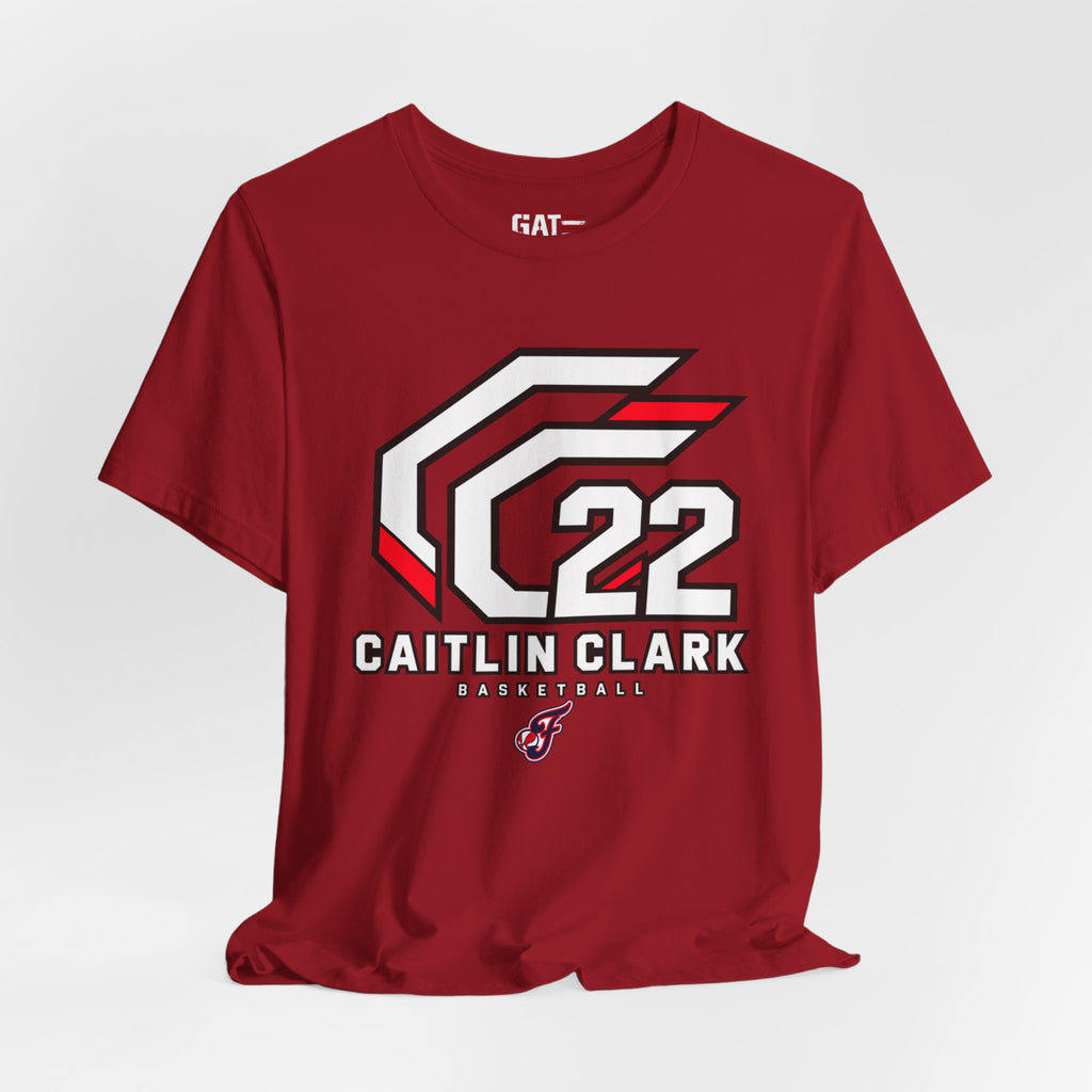 Caitlin Clark CC22 Monogram Shirt | Indiana Fever WNBA Tee