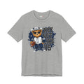 Custom Name and Number Shirt, Personalized Dallas Football Fan Tee, Blue and Silver Jersey Style Back Design