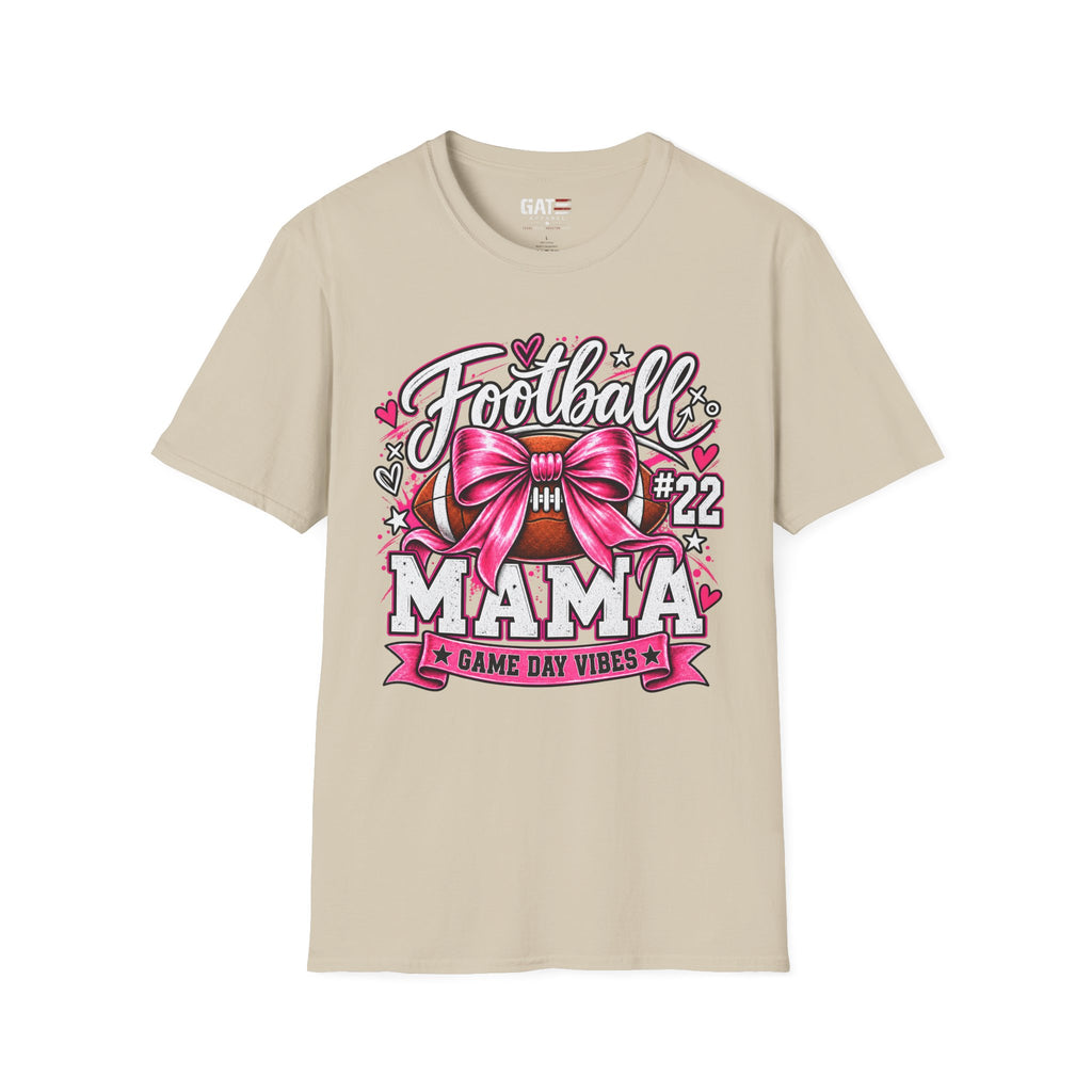 Personalized Football Mom Player Shirt | Custom Name & Number
