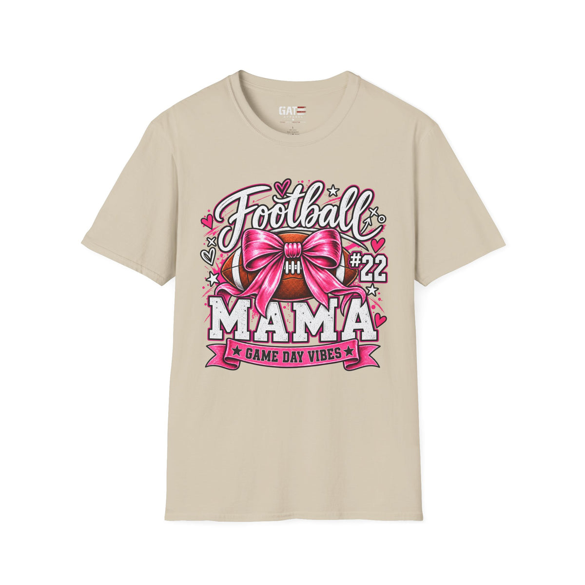 Personalized Football Mom Player Shirt | Custom Name & Number