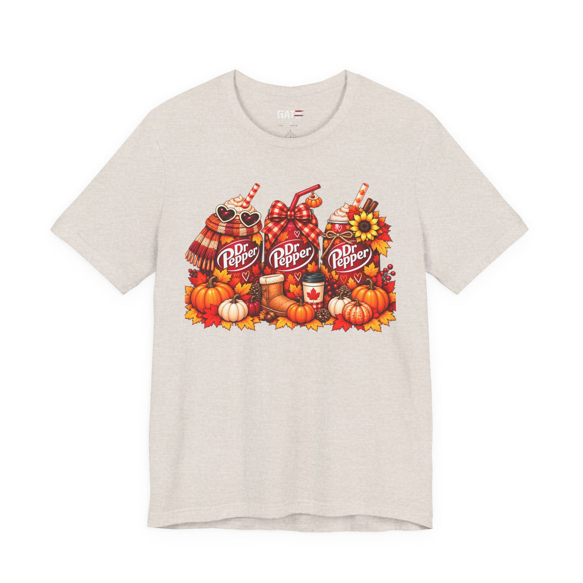 Dr Pepper pumpkin fall shirt mockup