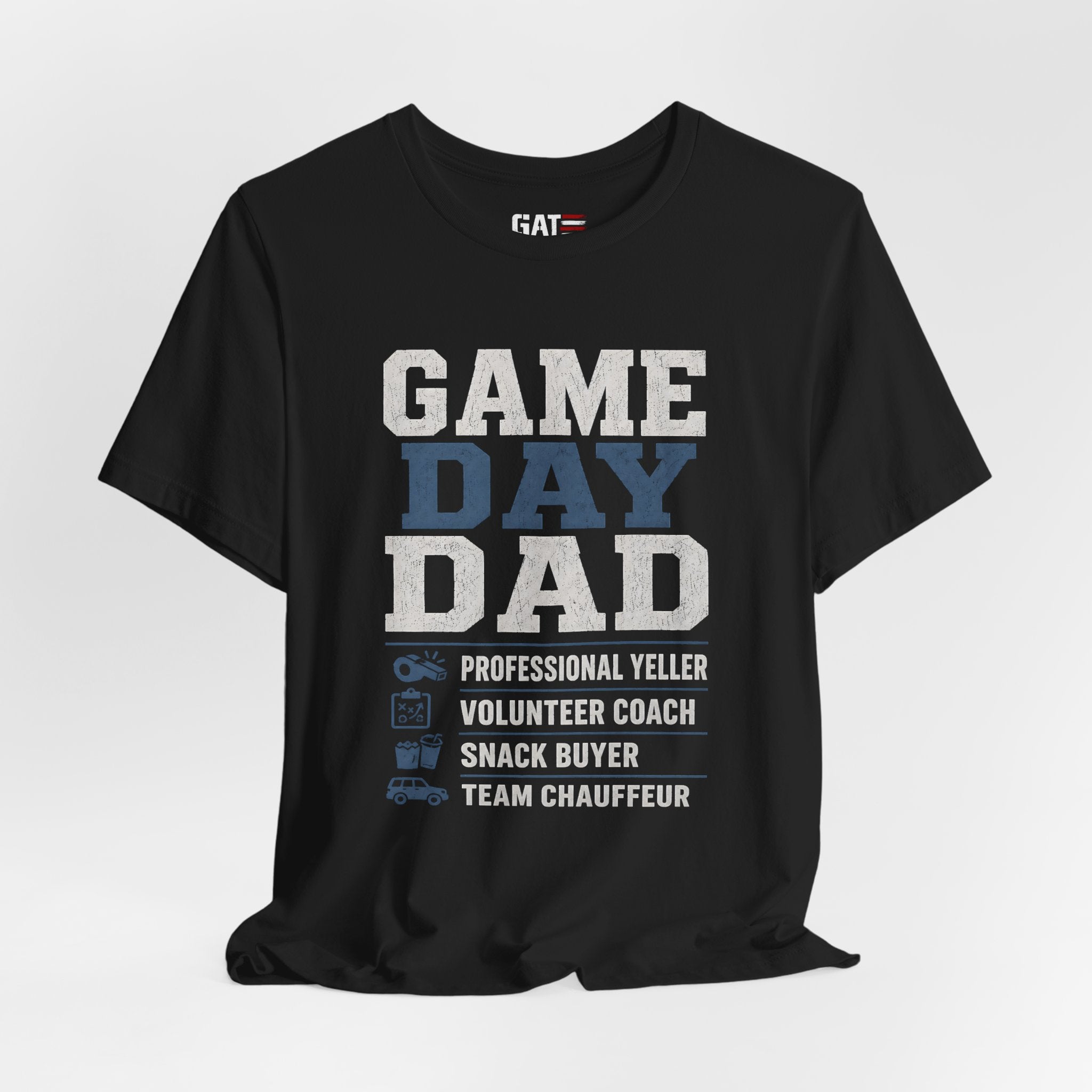 Game Day Dad Shirt, Father's Day Gift for Dad, Football Dad Tee, Baseball Dad Shirt, Team Chauffeur Coach Dad Tee