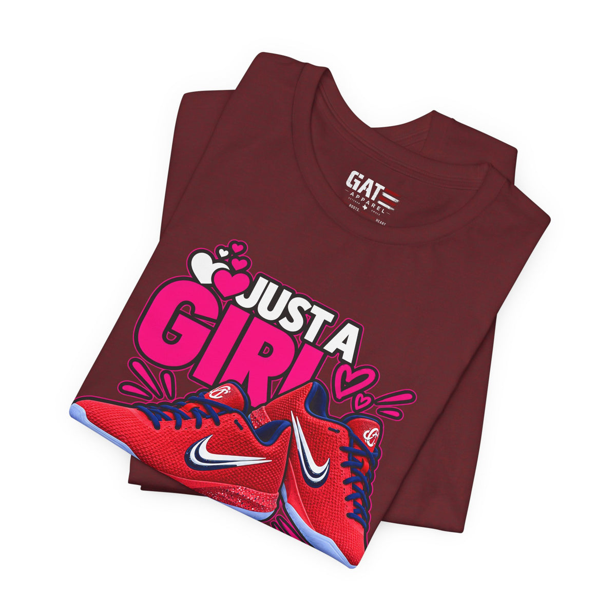 Caitlin Clark Caitlin 1s Just a Girl Sneaker Shirt | Style 2