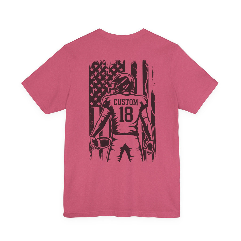 Football Mom Personalized Shirt Custom Player Name Number Player Game Day Tee