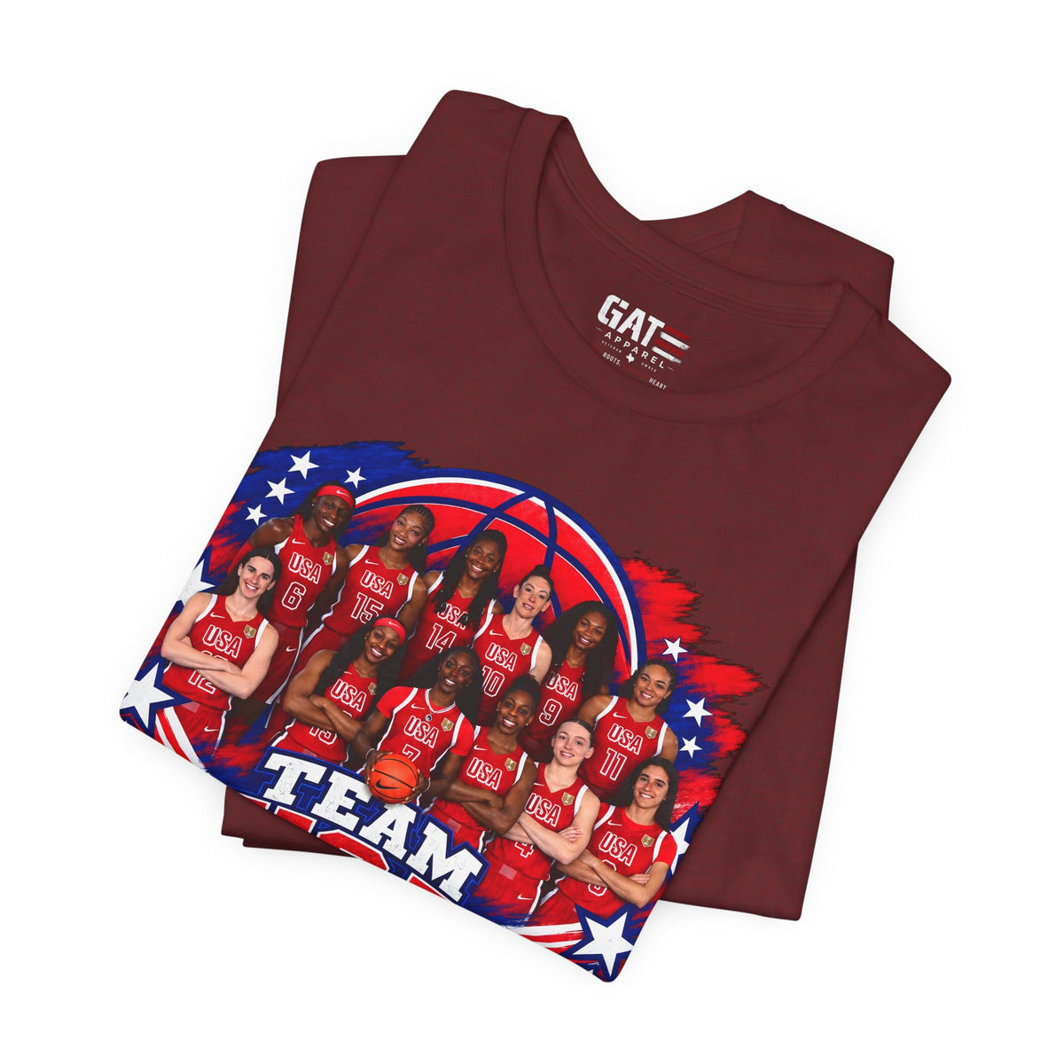 Team USA Women's Basketball Shirt | FIBA Tee 2026 Design 2