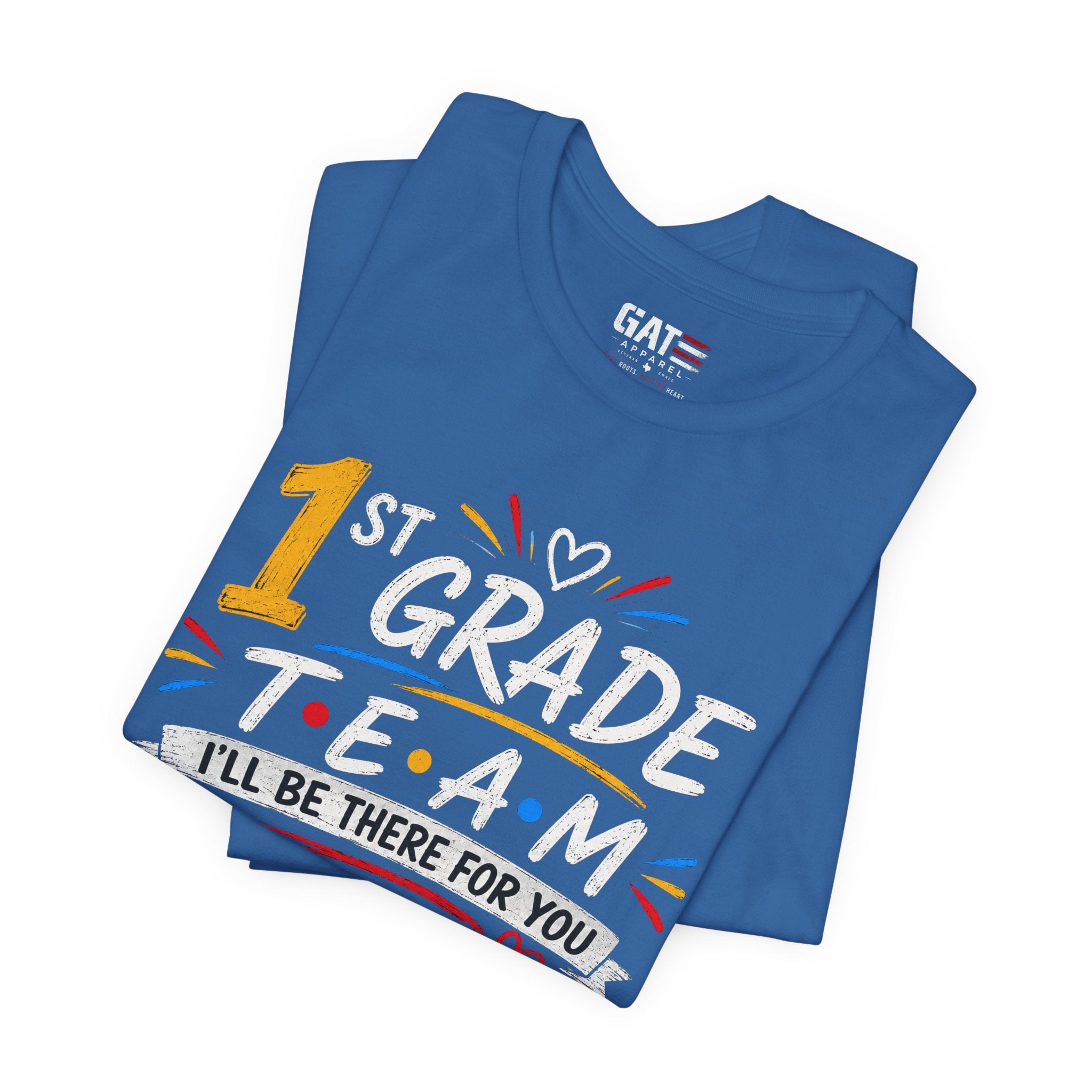 1st Grade Team Tee, Teacher Squad Shirt, Color Dot Inspired Teacher Shirt, Grade Level Team Gift, School Staff Apparel, Friends Theme