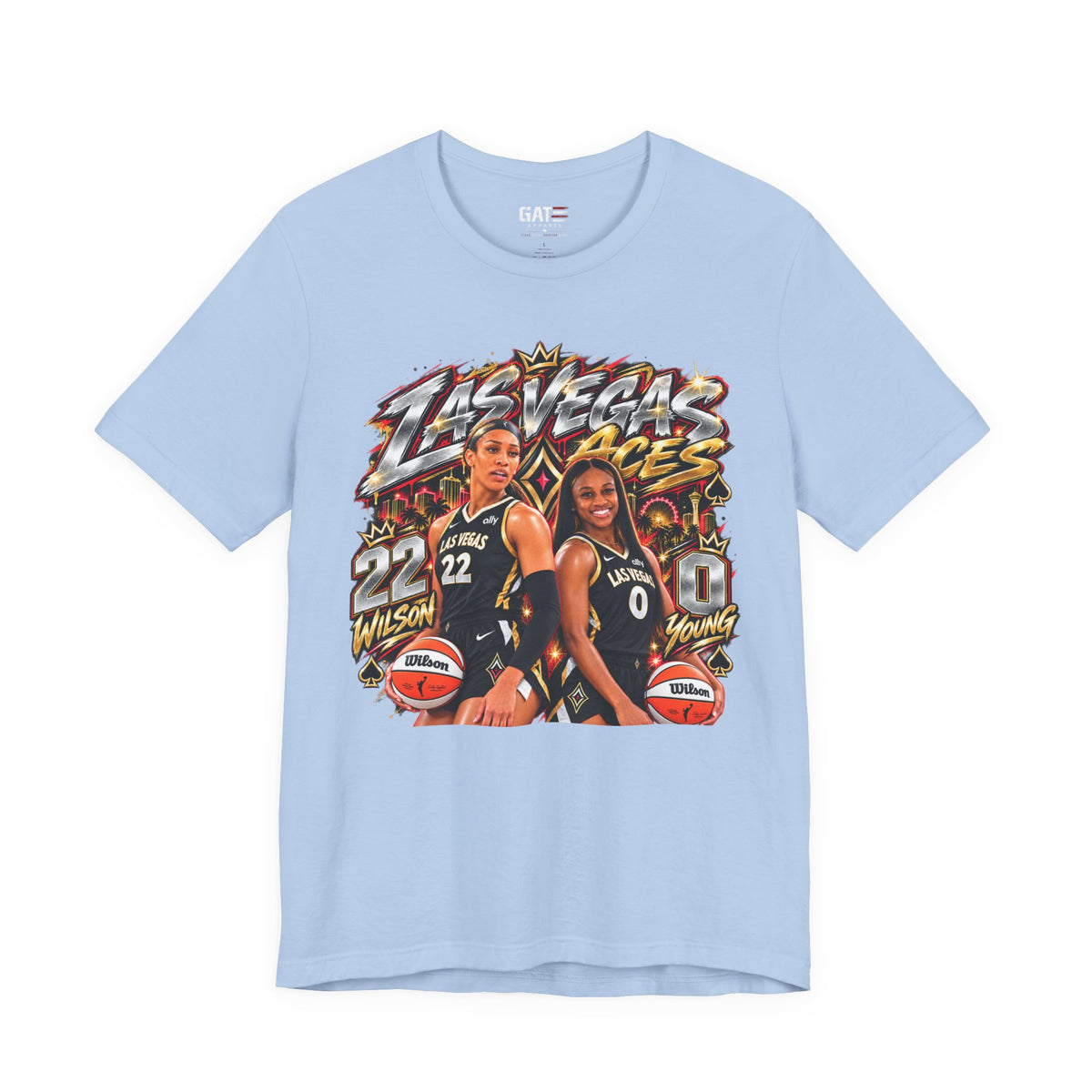 Las Vegas Aces WNBA Shirt – Women's Basketball Graphic Tee product mockup 4