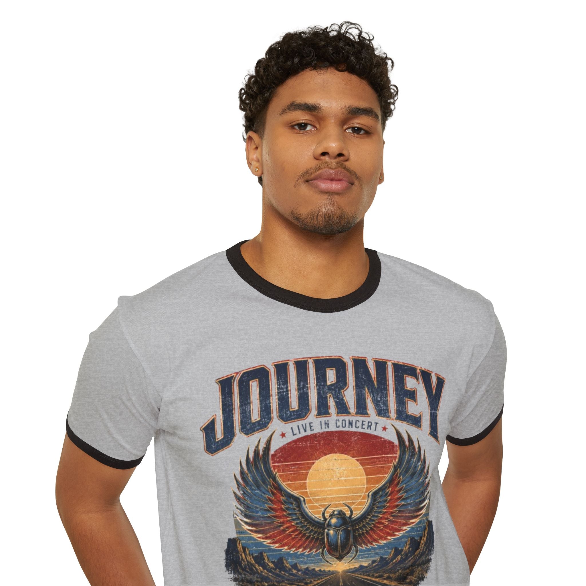 Journey Tour '79 Ringer T-Shirt — Vintage Rock Band Graphic Tee
