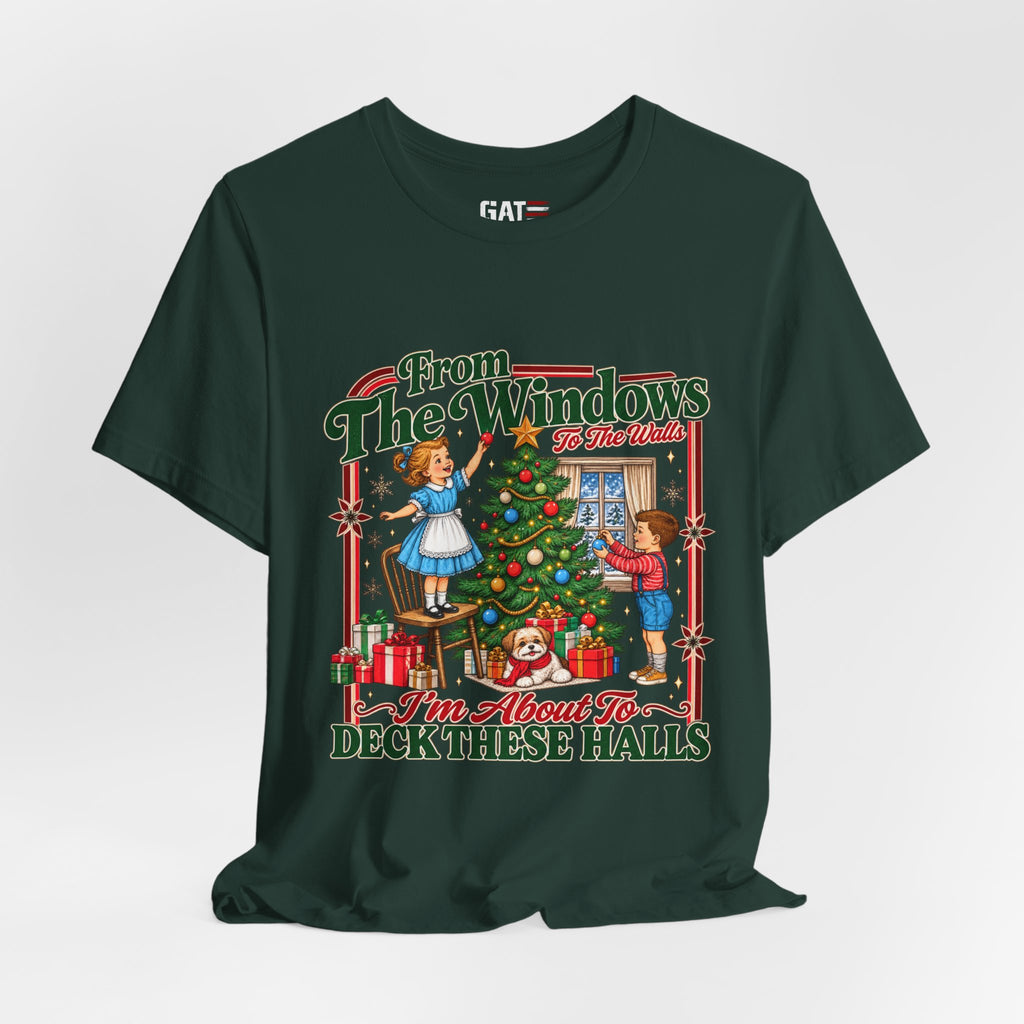 Deck These Halls Christmas Shirt | Funny Holiday Tee