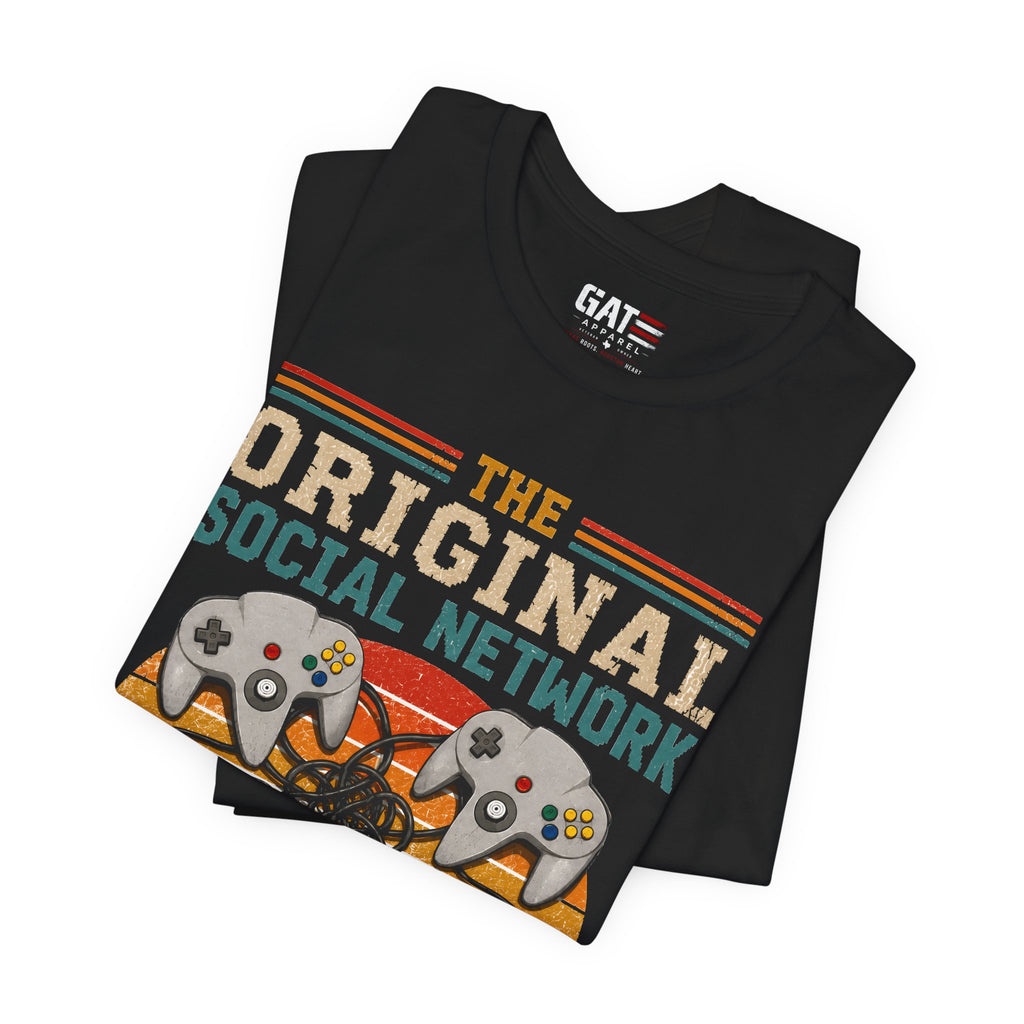 Original Social Network Shirt, Retro Gamer Shirt, N64 Inspired Gaming Tee, 90s Gamer Gift, Vintage Video Game Shirt