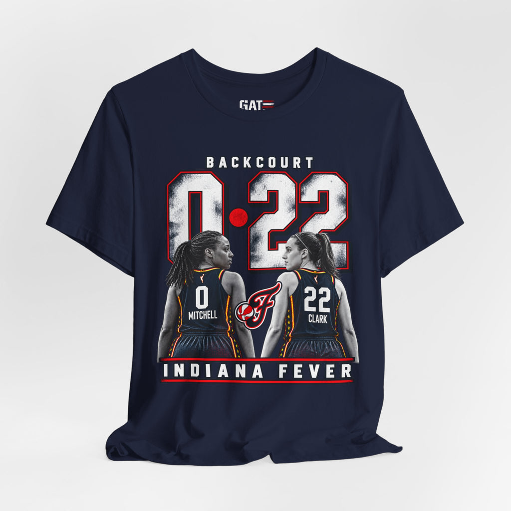 Caitlin Clark & Kelsey Mitchell Backcourt Shirt | Indiana Fever WNBA