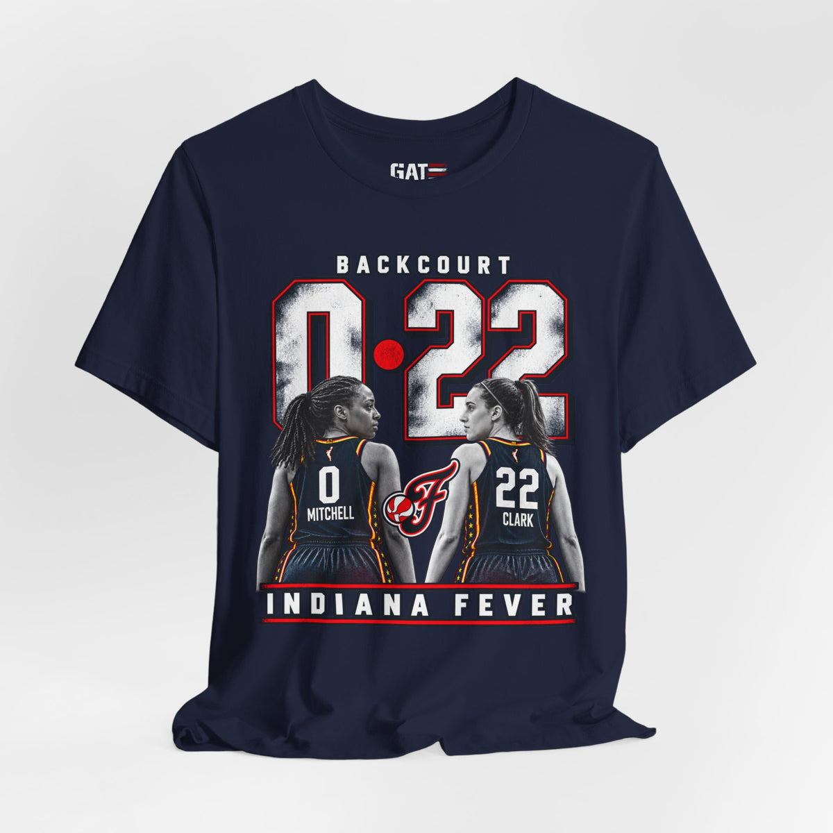 Caitlin Clark & Kelsey Mitchell Backcourt Shirt | Indiana Fever WNBA