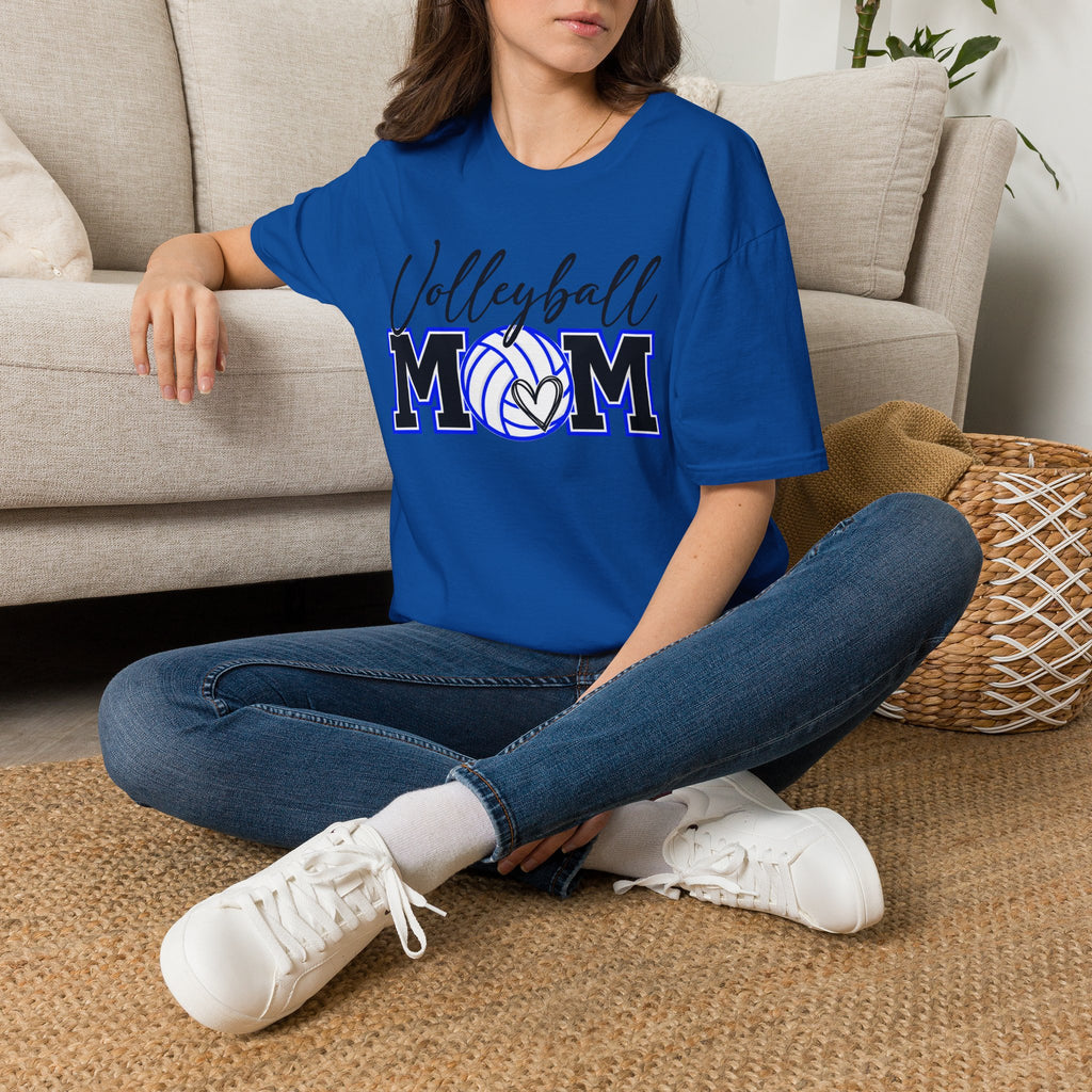 Volleyball Mom T‑Shirt – Custom Name