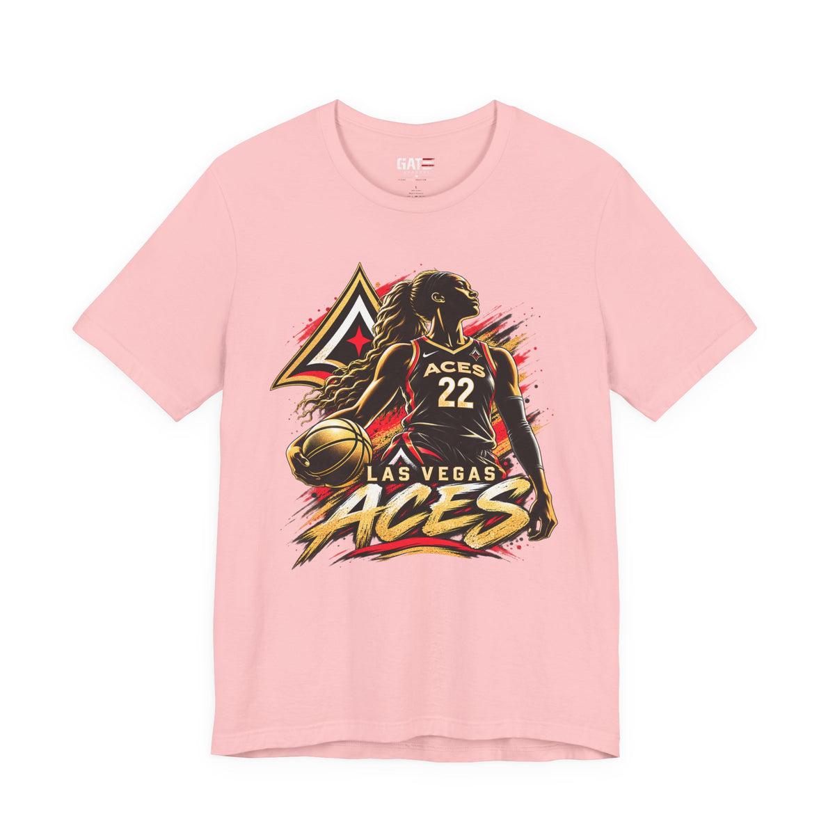 Las Vegas Aces Basketball Shirt – WNBA Game Day Graphic Tee product mockup 7