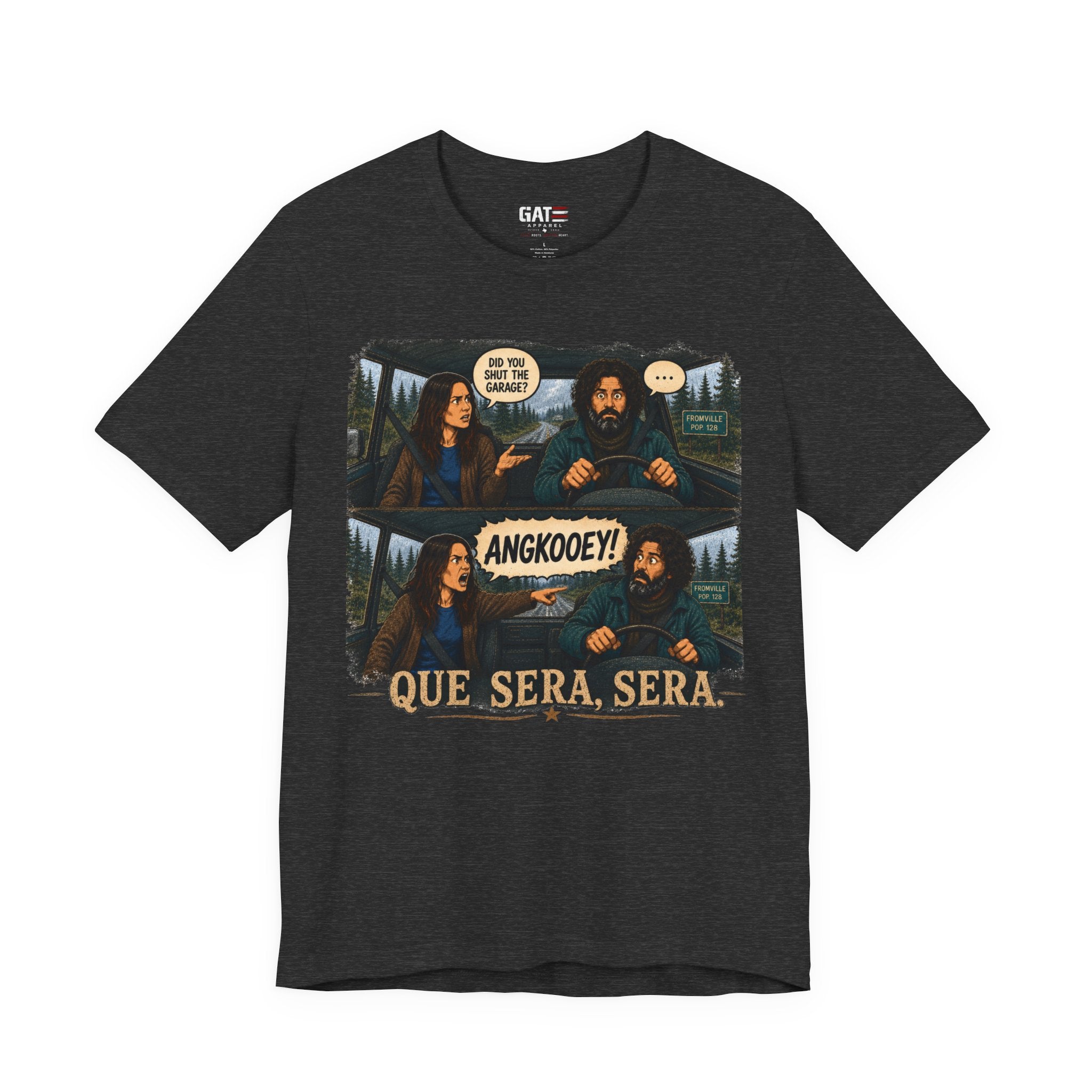 From|FromVille|Angkooey|Funny Horror Comedy Tee| Driving