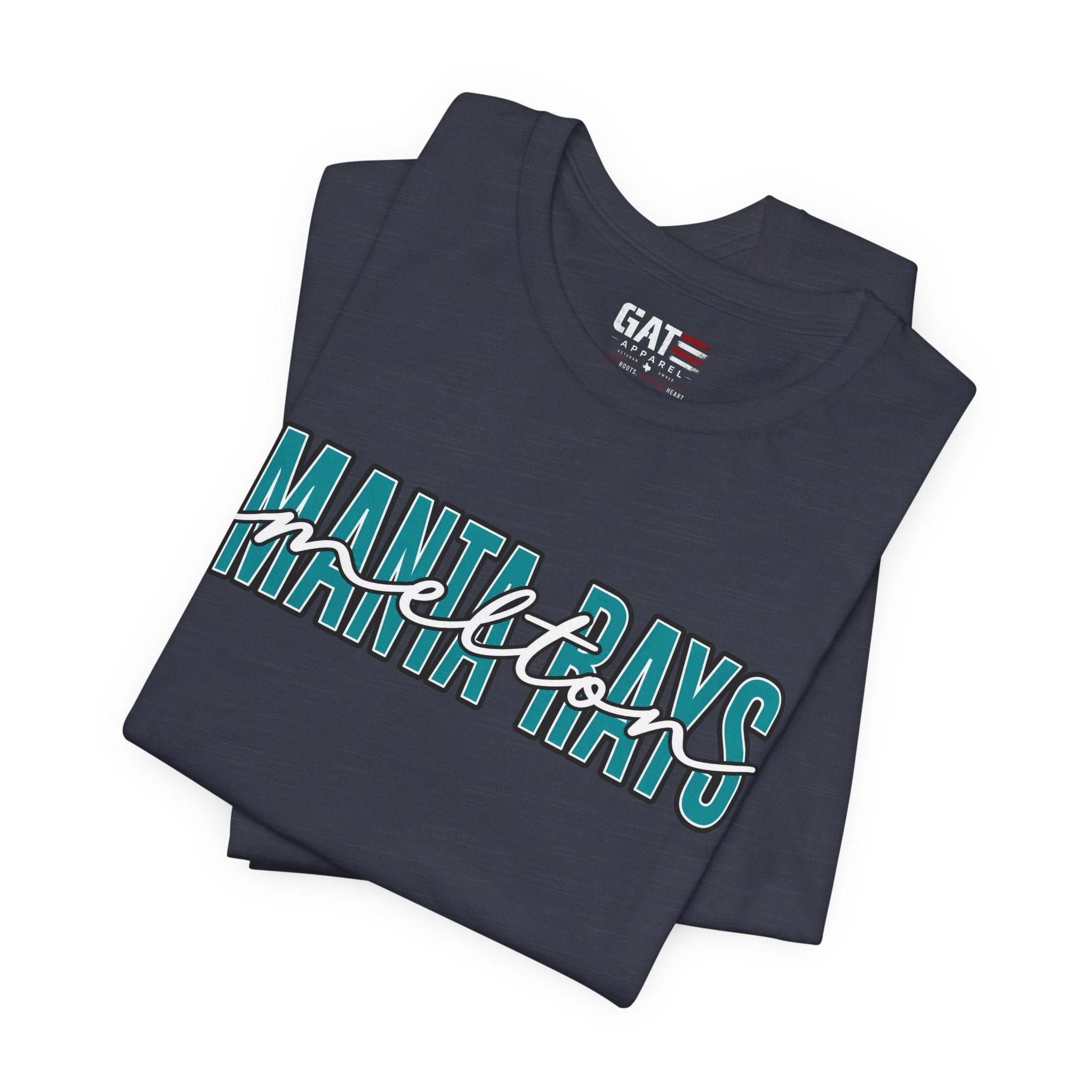 Melton Elementary Script Tee Teal