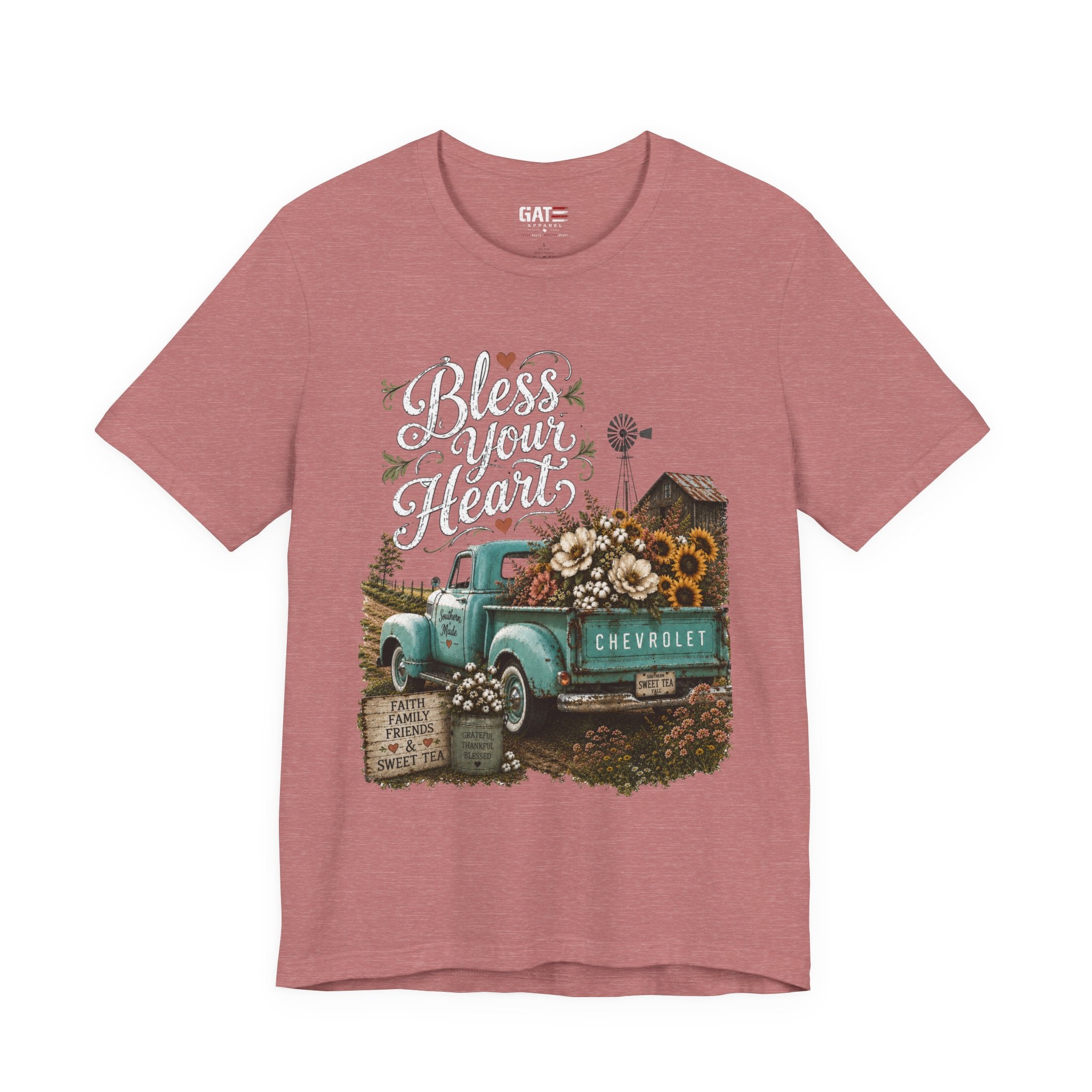 Funny Southern Shirt, Bless Your Heart Tee, Southern Humor Graphic Tee, Magnolia Floral Shirt, Country Girl Gift, Farmhouse Style Tee
