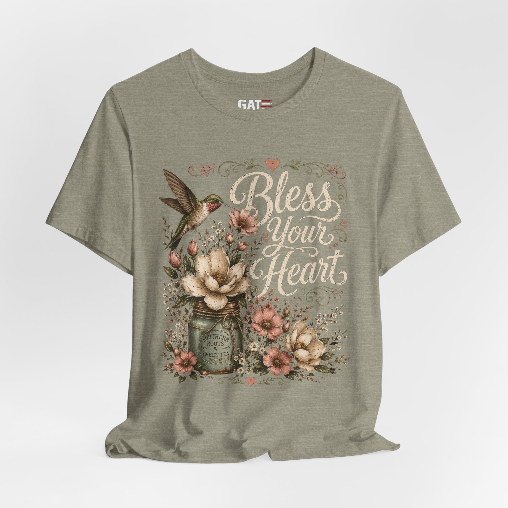 Funny Southern Shirt, Bless Your Heart Tee, Southern Humor Graphic Tee, Magnolia Floral Shirt, Country Girl Gift, Farmhouse Style Tee