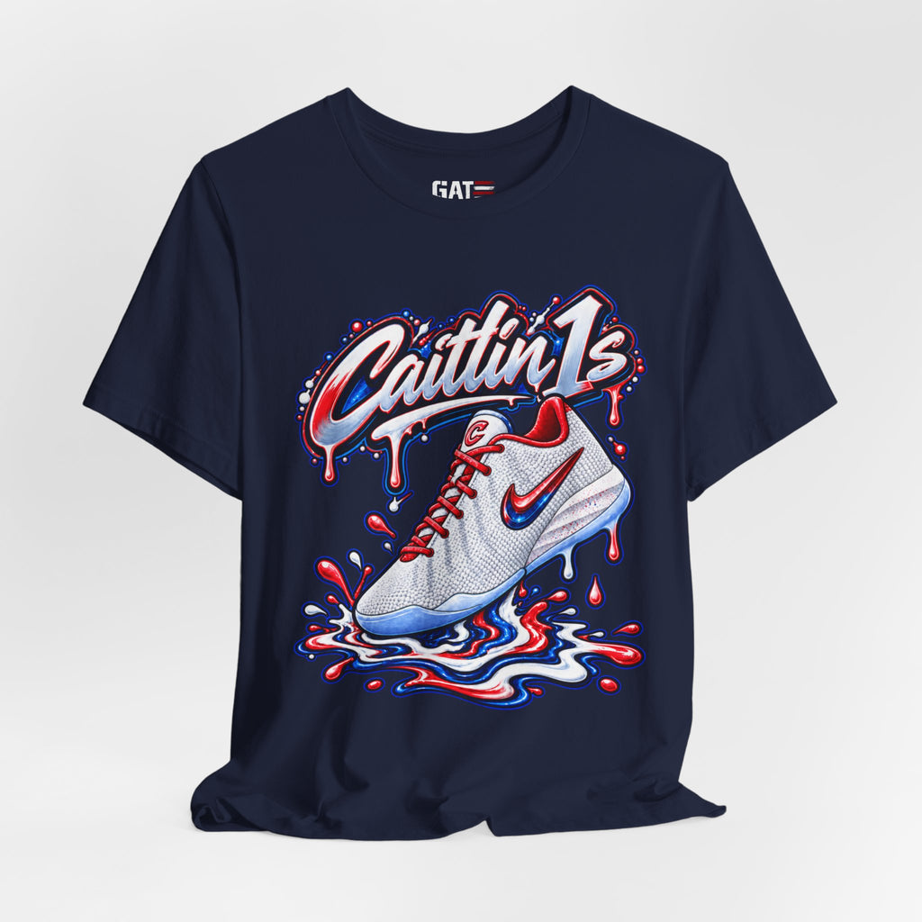Caitlin Clark Caitlin 1s USA Whites Sneaker Shirt