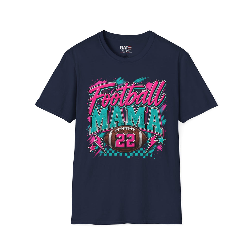 Football Mom Personalized Shirt Custom Player Name Number Game Day Tee